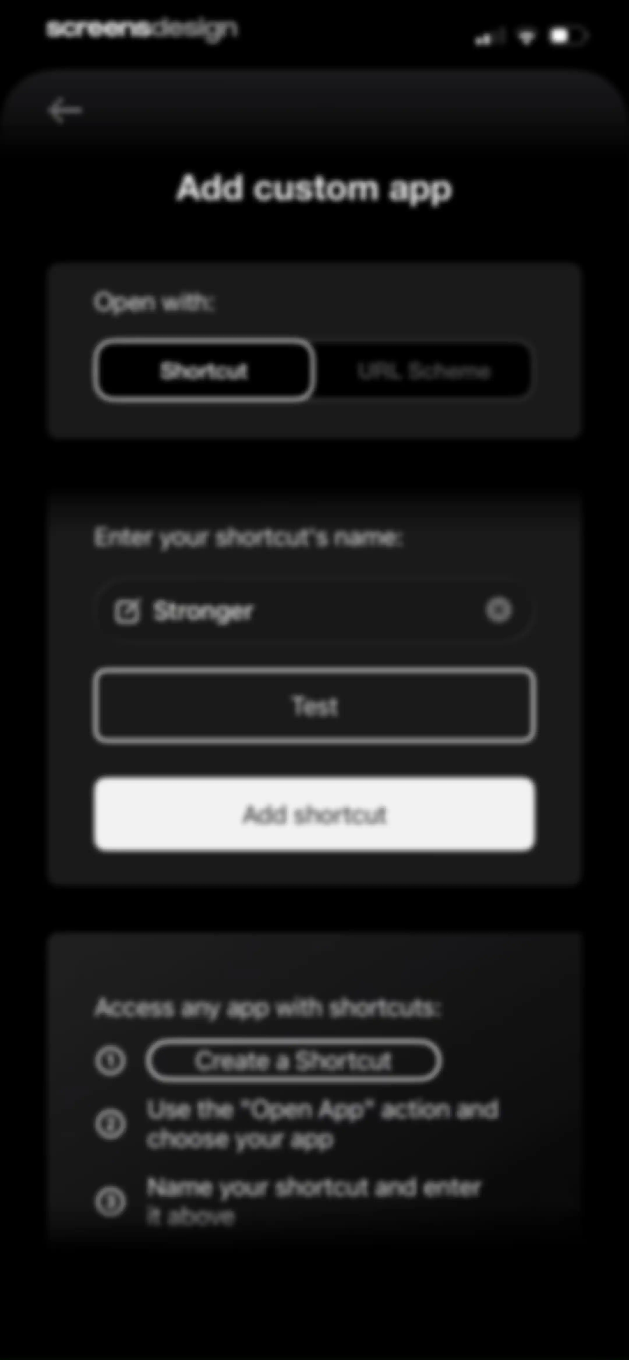 Blank Spaces Launcher screen 37
