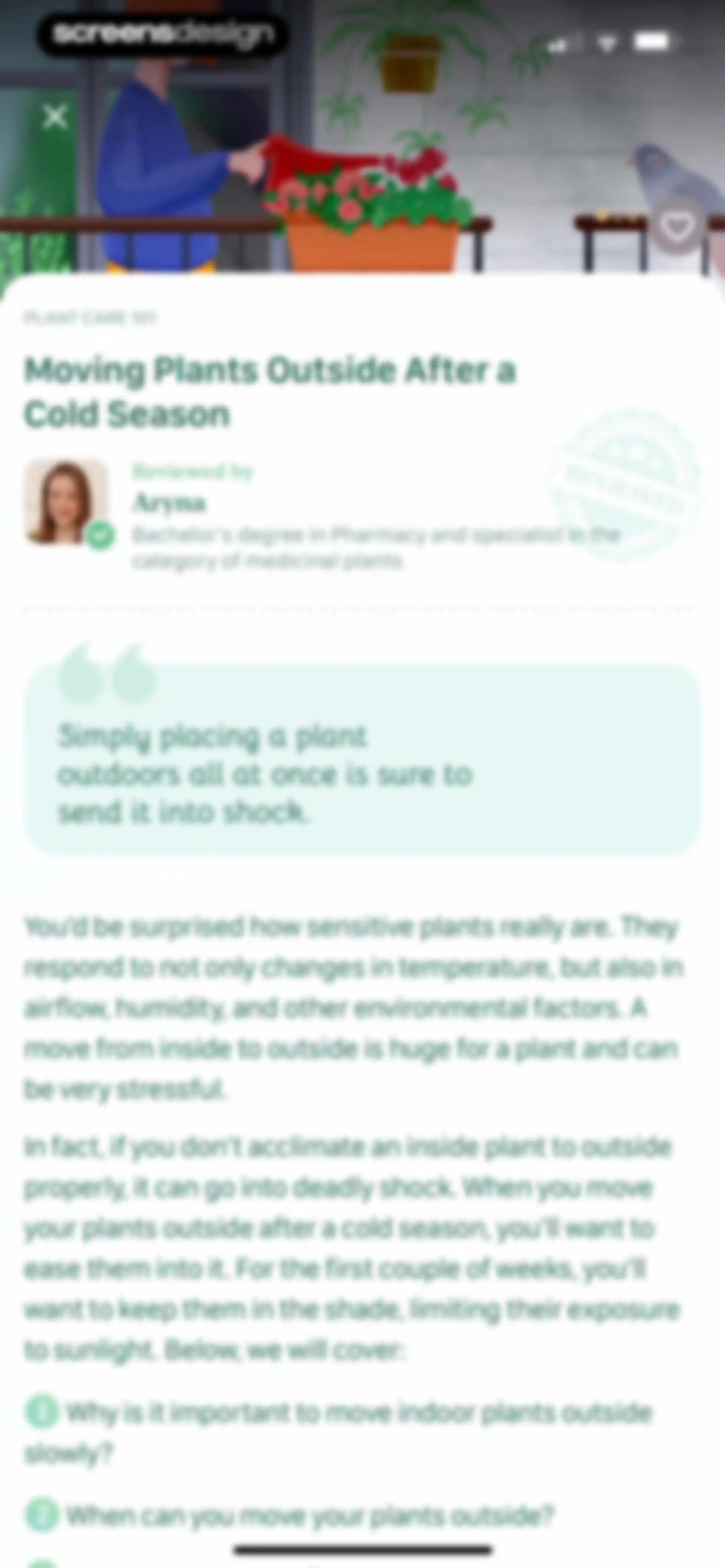 Blossom - Plant Care Guide screen 63