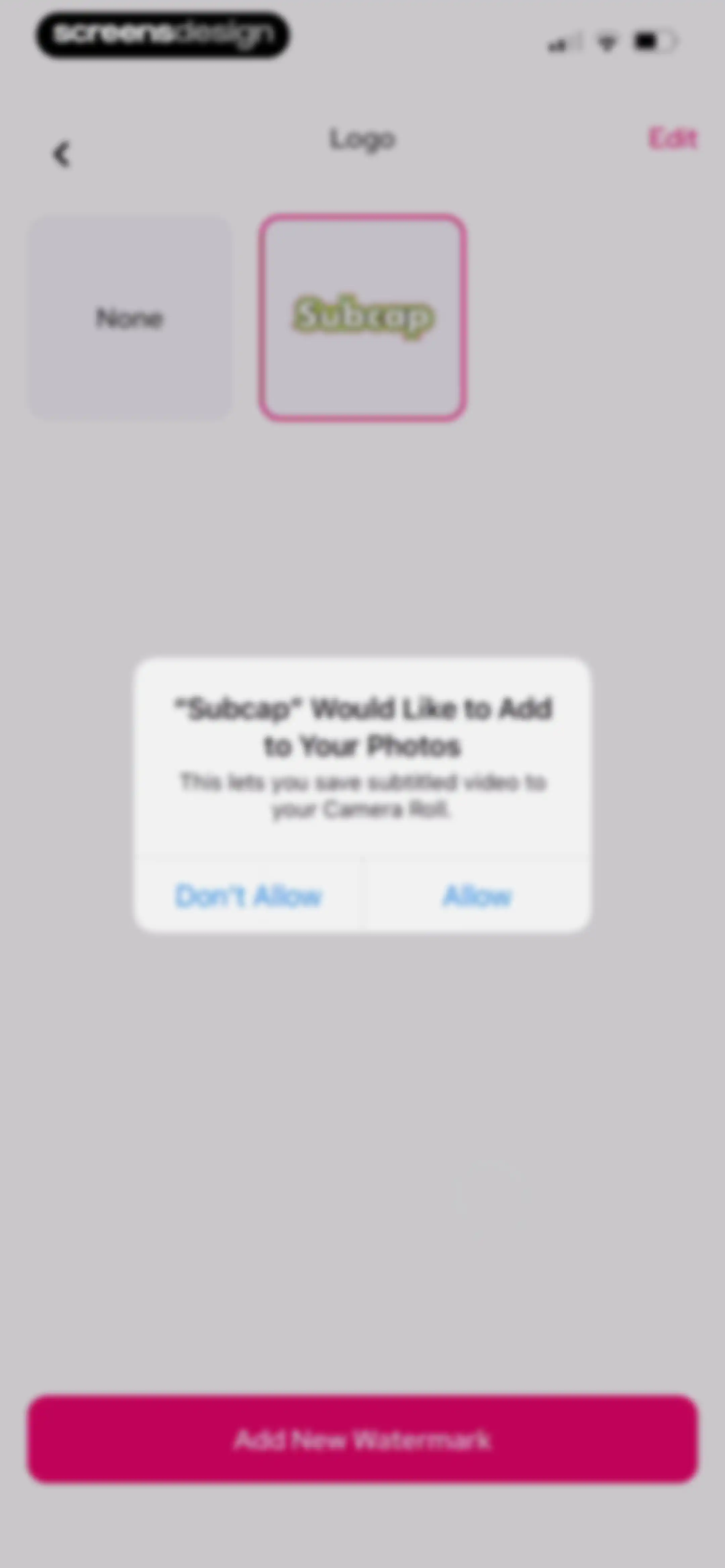 Subcap: Captions AI, Subtitles screen 39