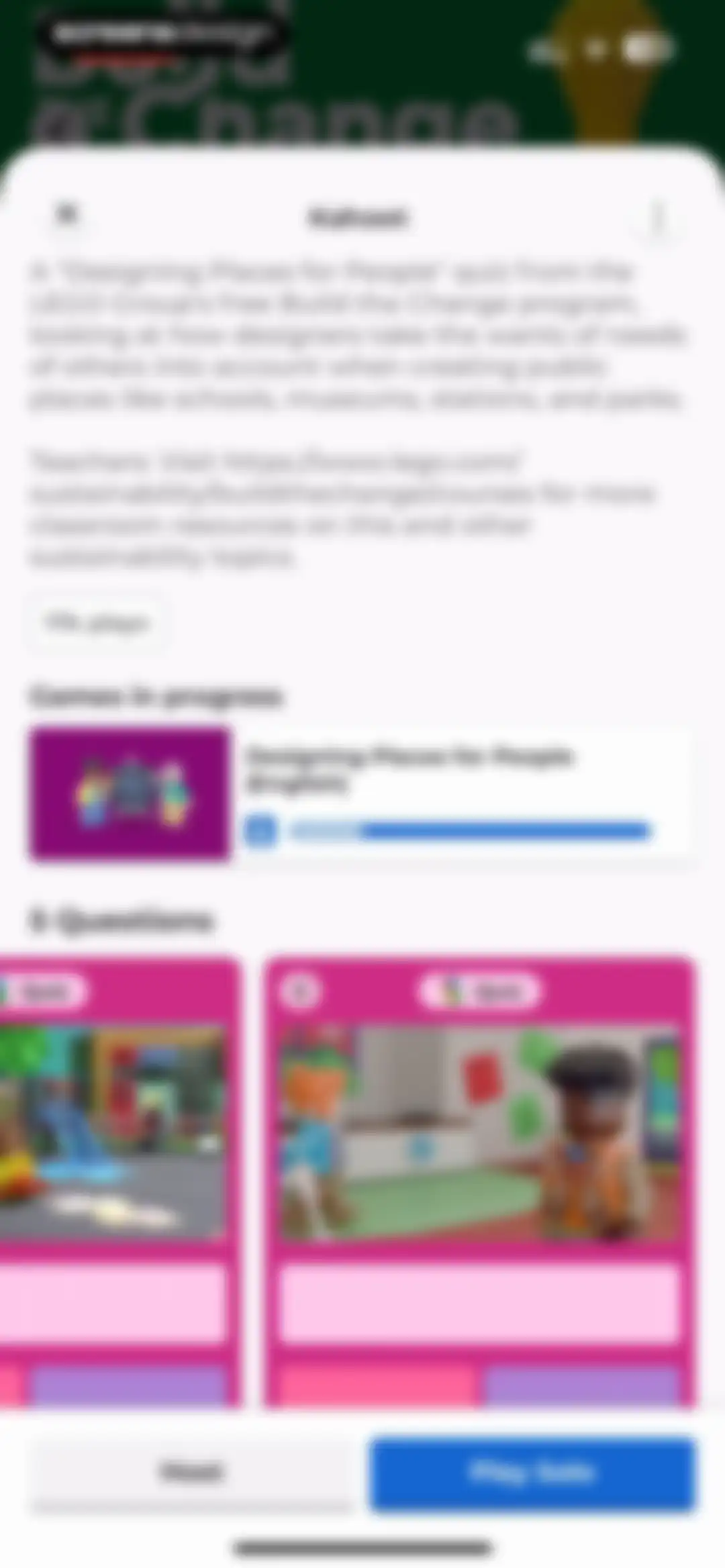 Kahoot! Play & Create Quizzes screen 149