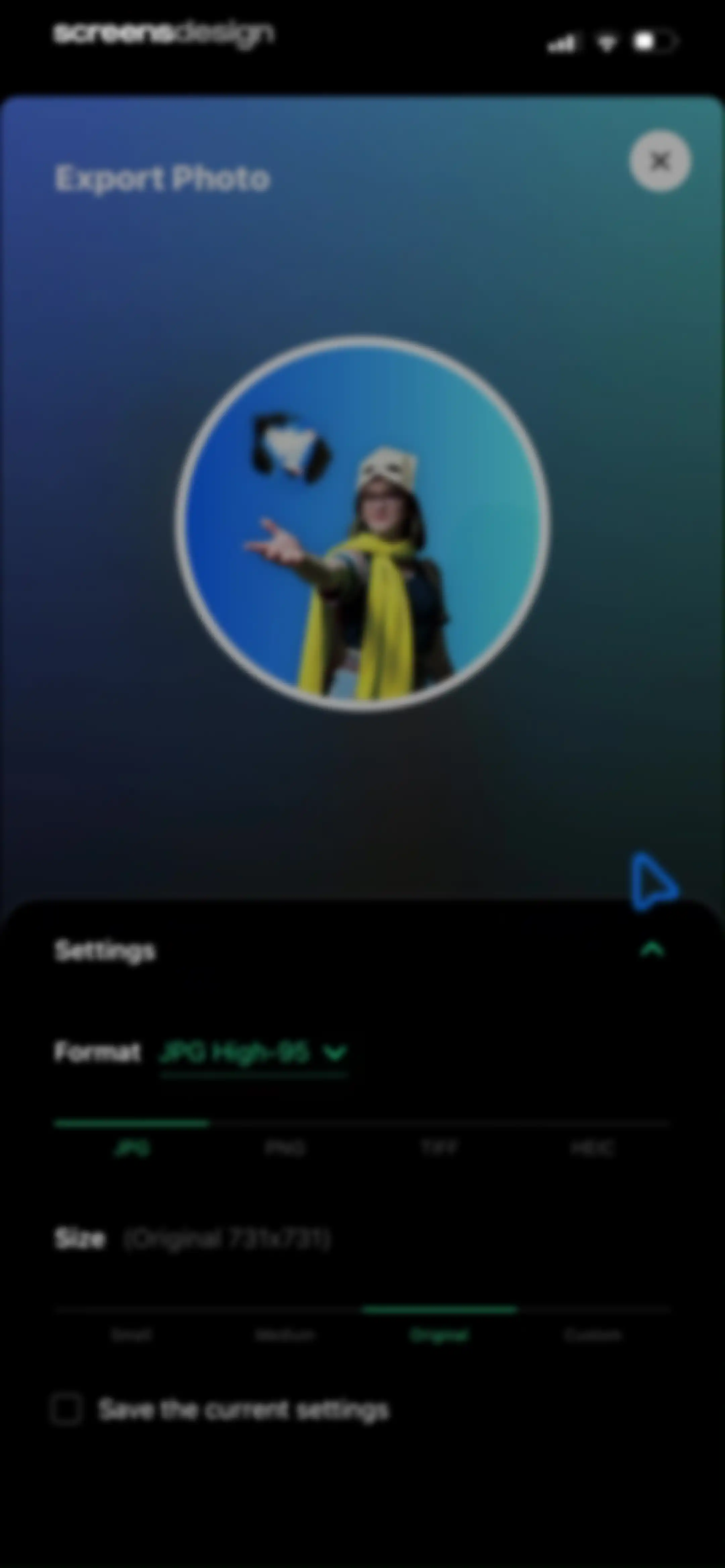 TouchRetouch screen 71