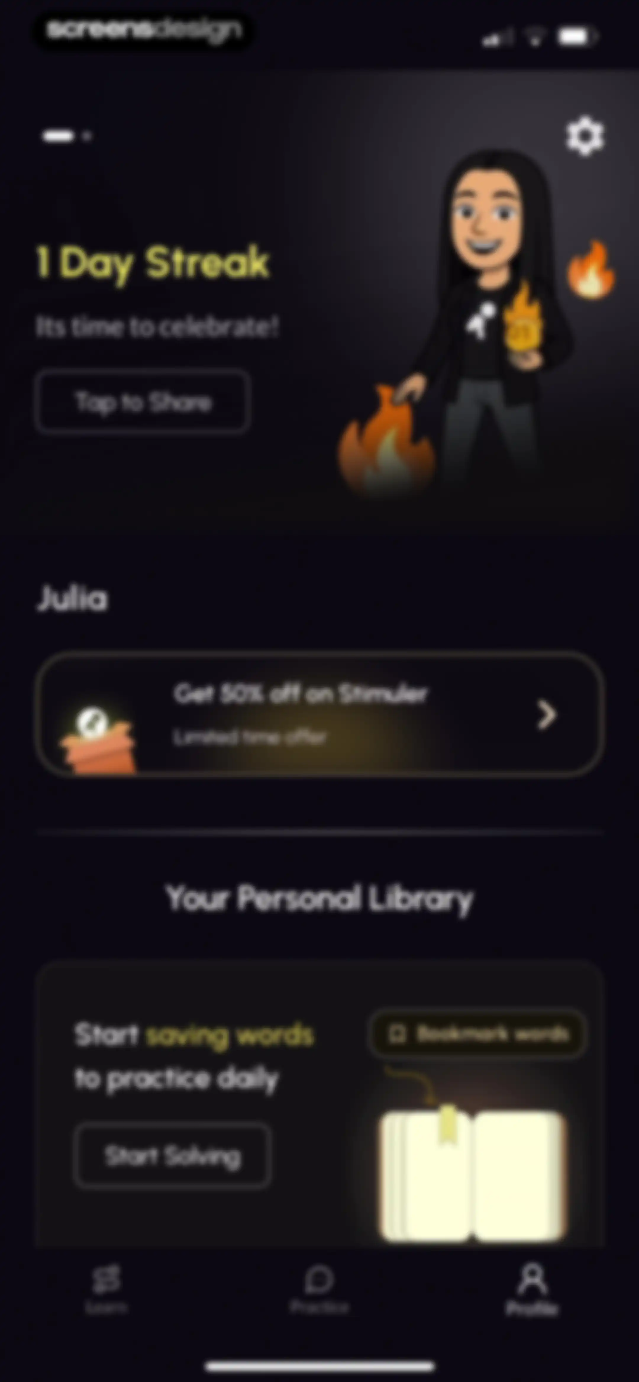 Stimuler- English Speaking App screen 110