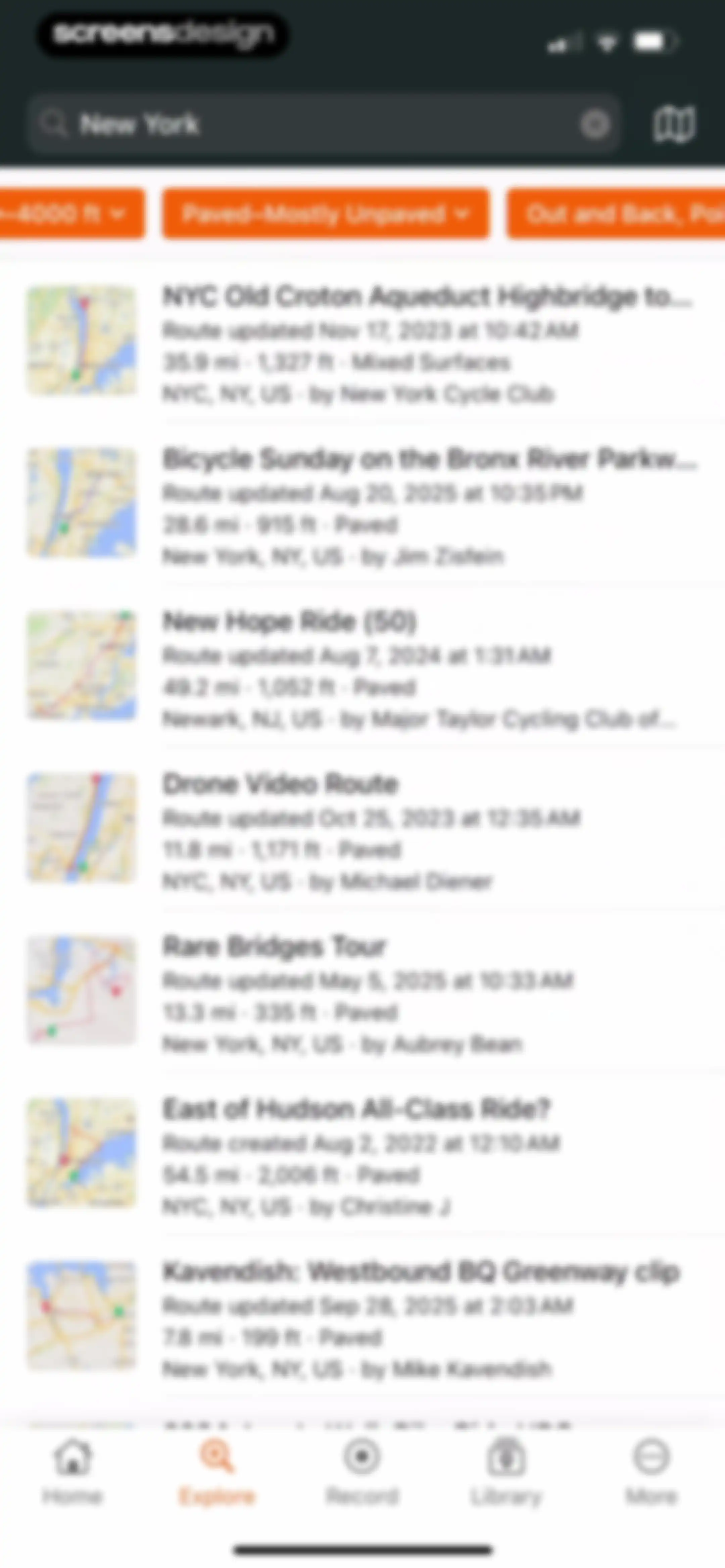 Ride with GPS: Bike Navigation screen 114