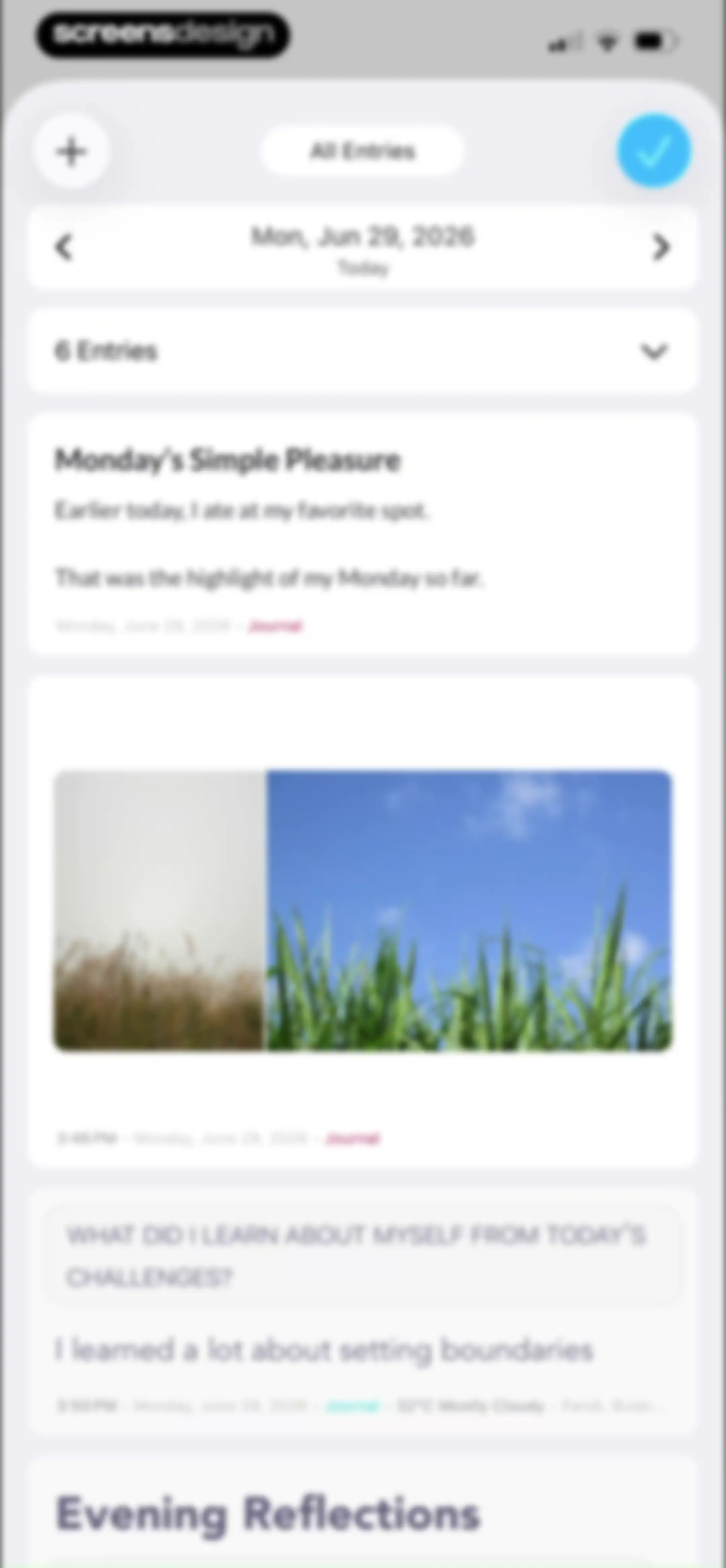 Day One: Daily Journal & Diary screen 114