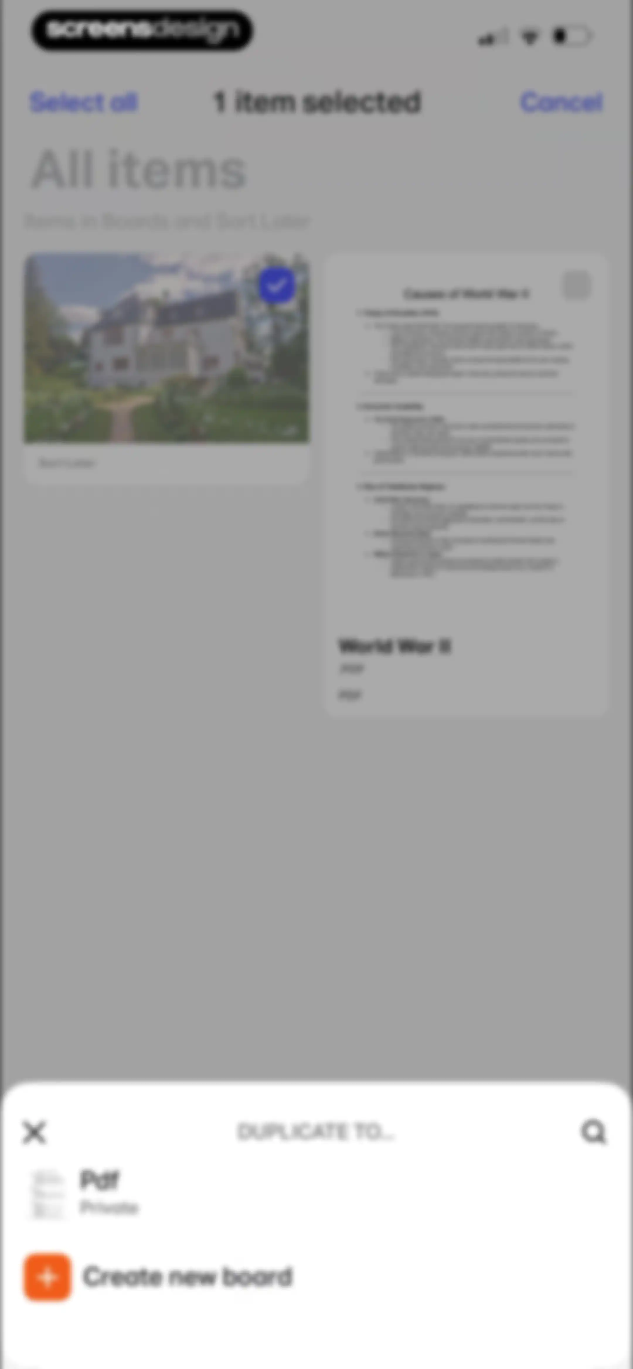 Collect by WeTransfer screen 43