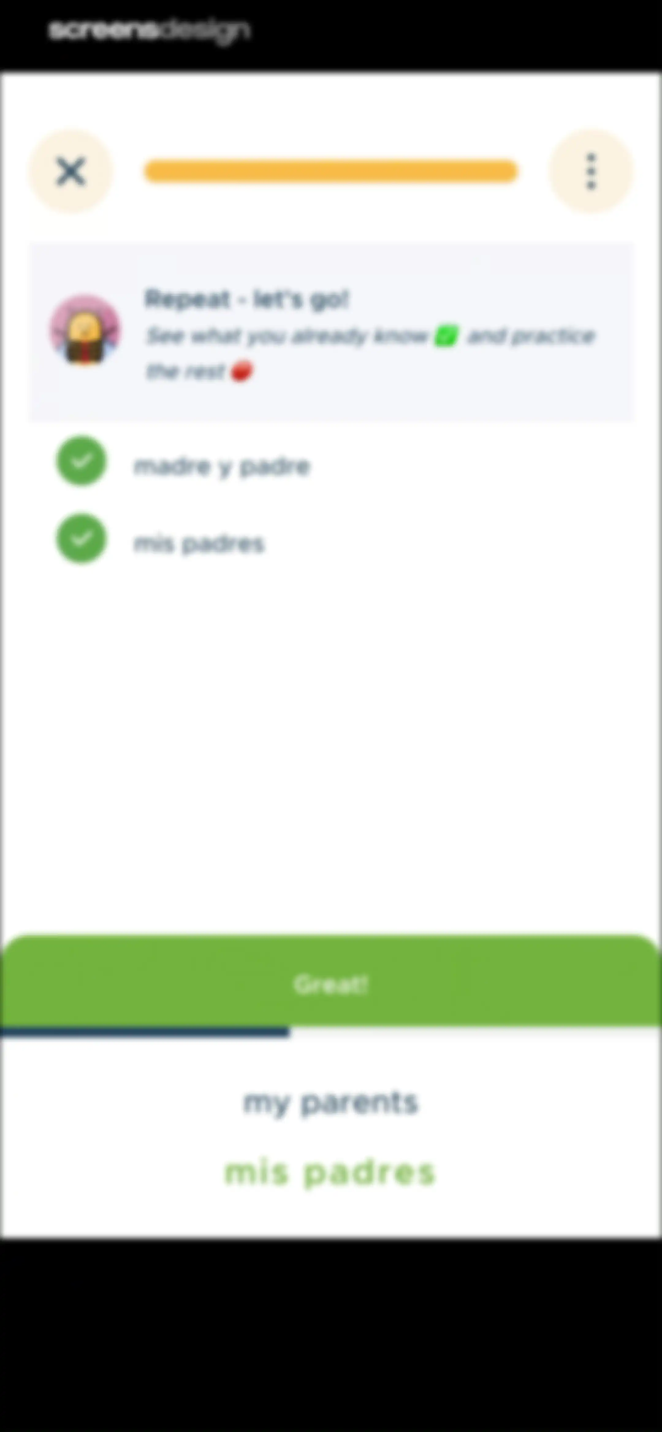 BeeSpeaker Learn English screen 70