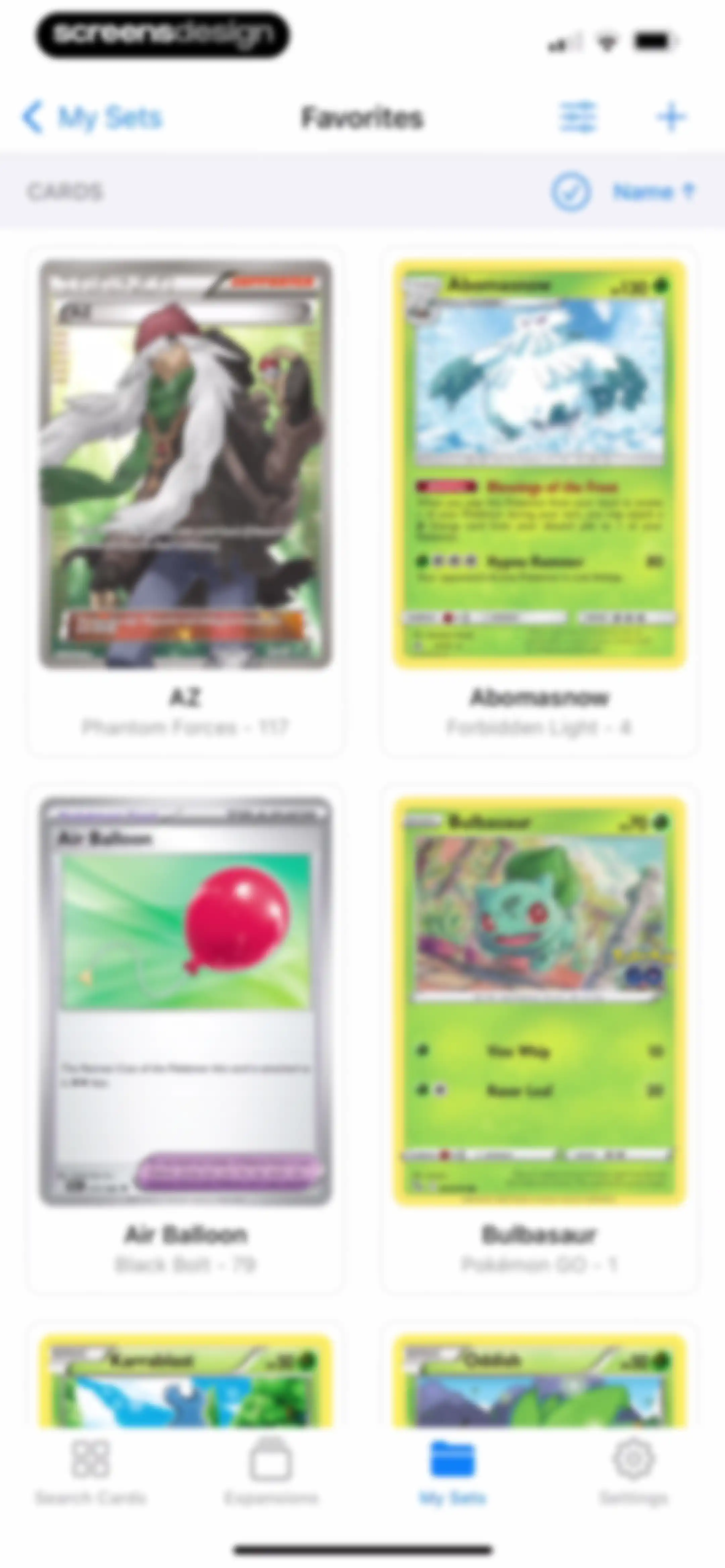 TCG Scanner Card - Pokechart screen 58