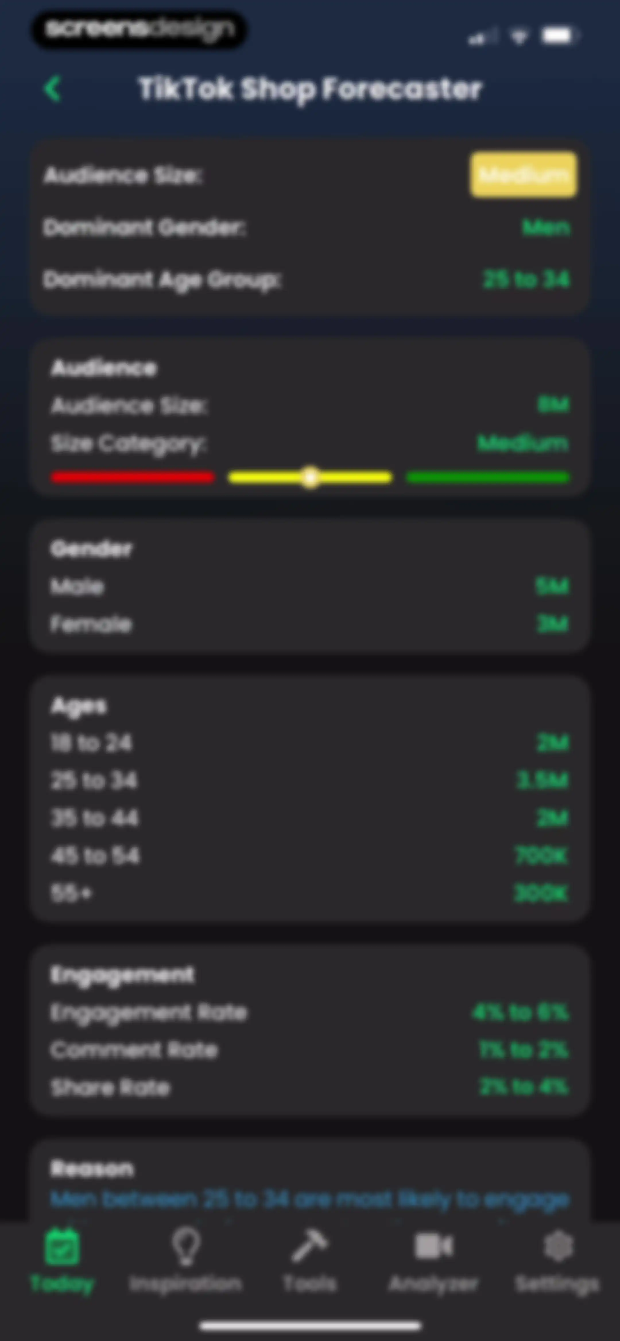 TrendTok Analytics & Tracker screen 45