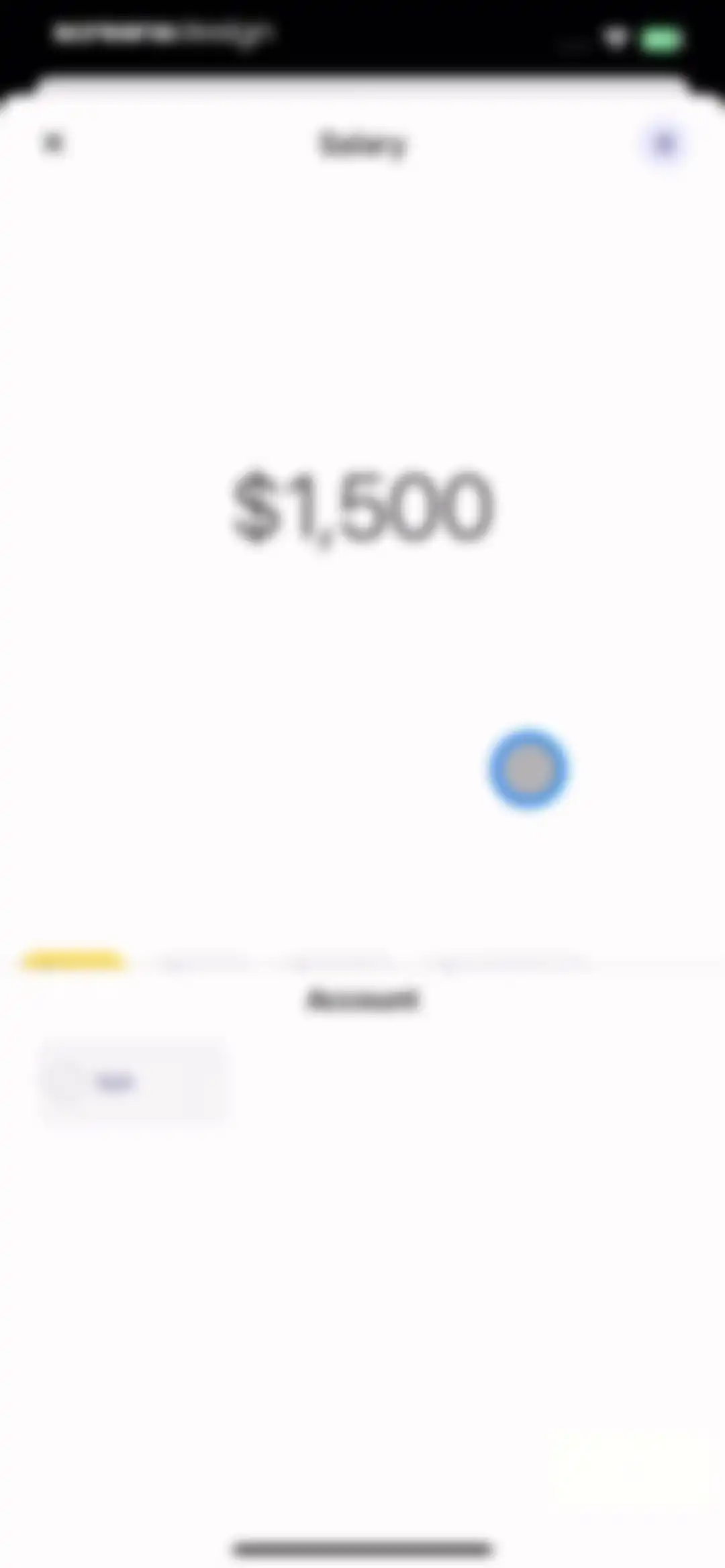 Budget app - spending tracker screen 22