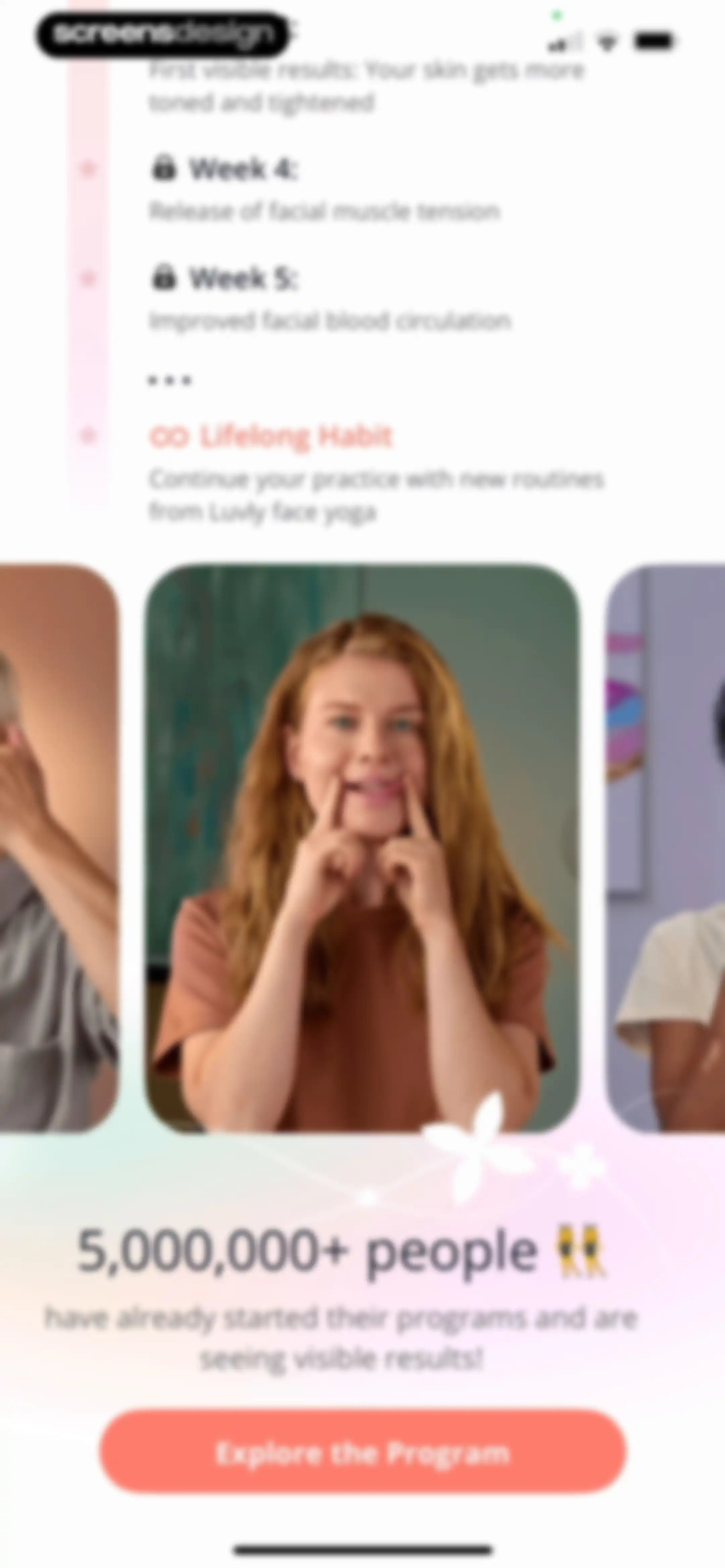 Luvly: Face Yoga Exercises screen 47