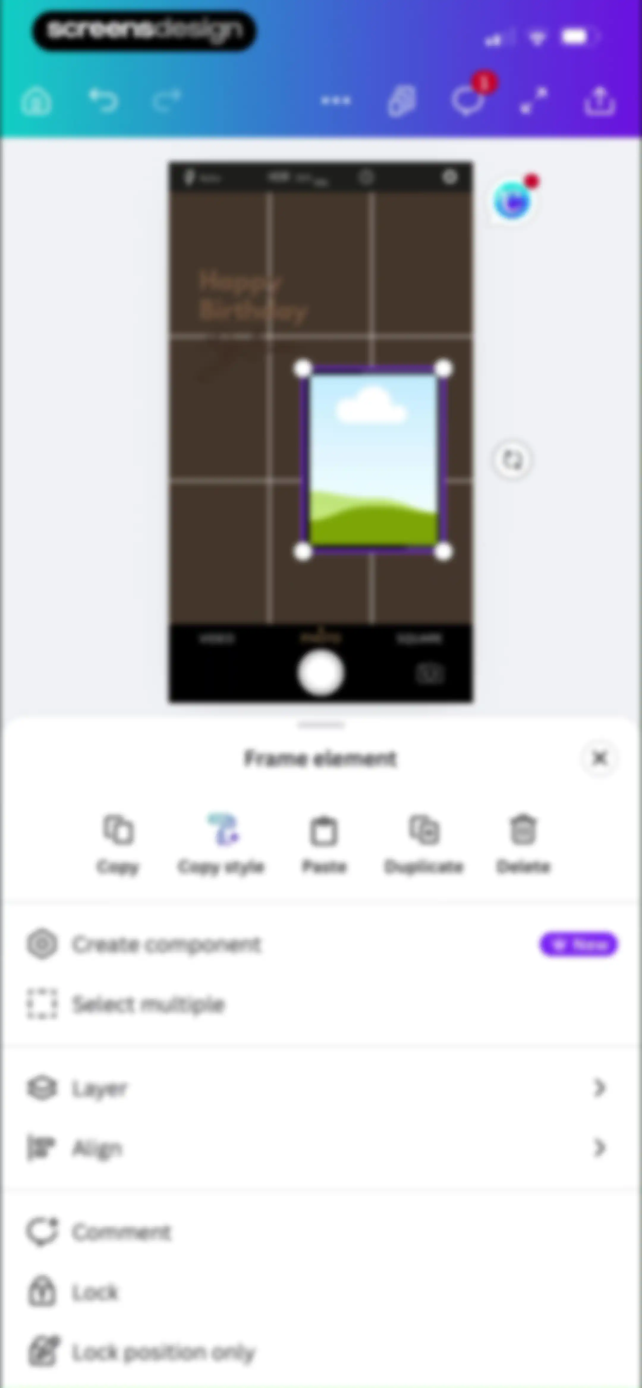 Canva: AI Video & Photo Editor screen 87
