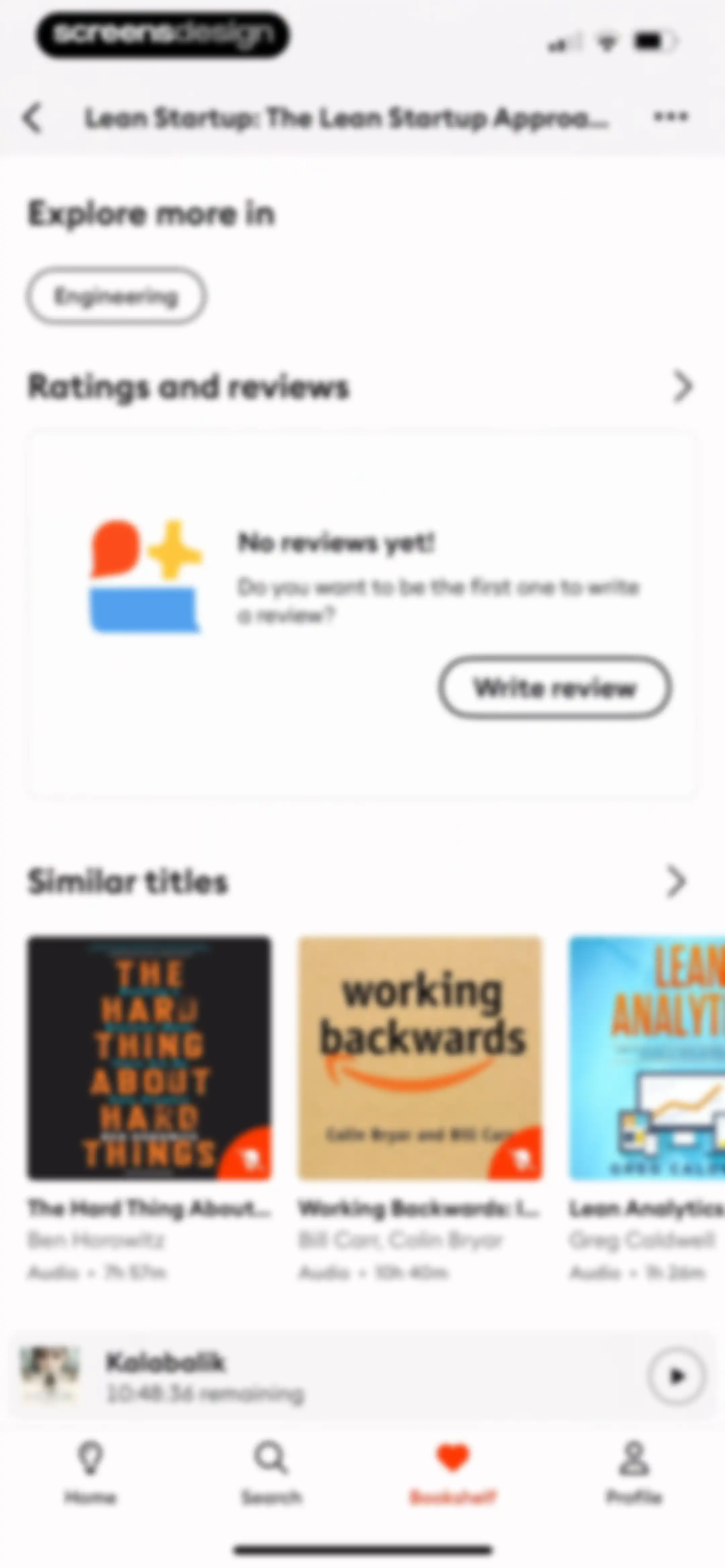 Storytel - Audiobooks Library screen 100