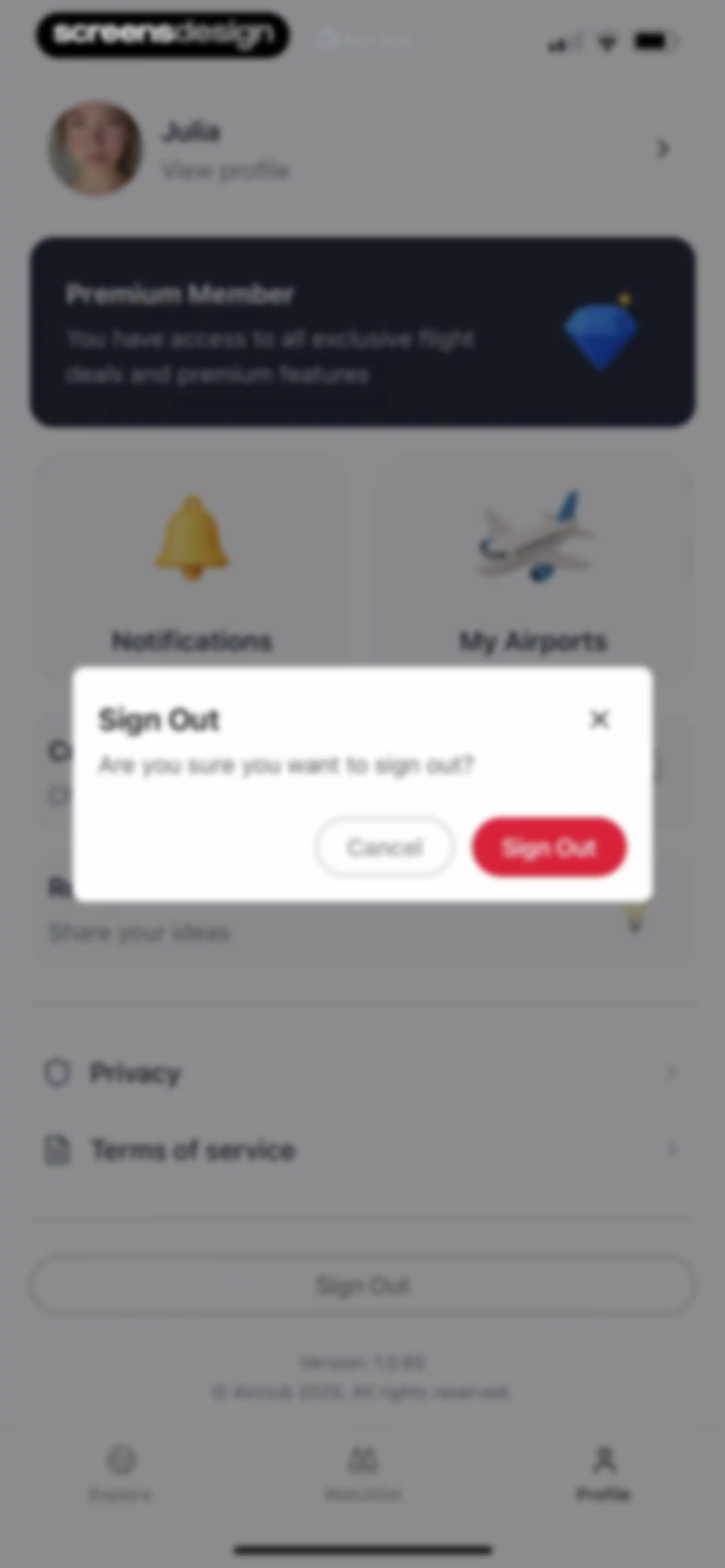 Airclub - Flight Deals screen 91