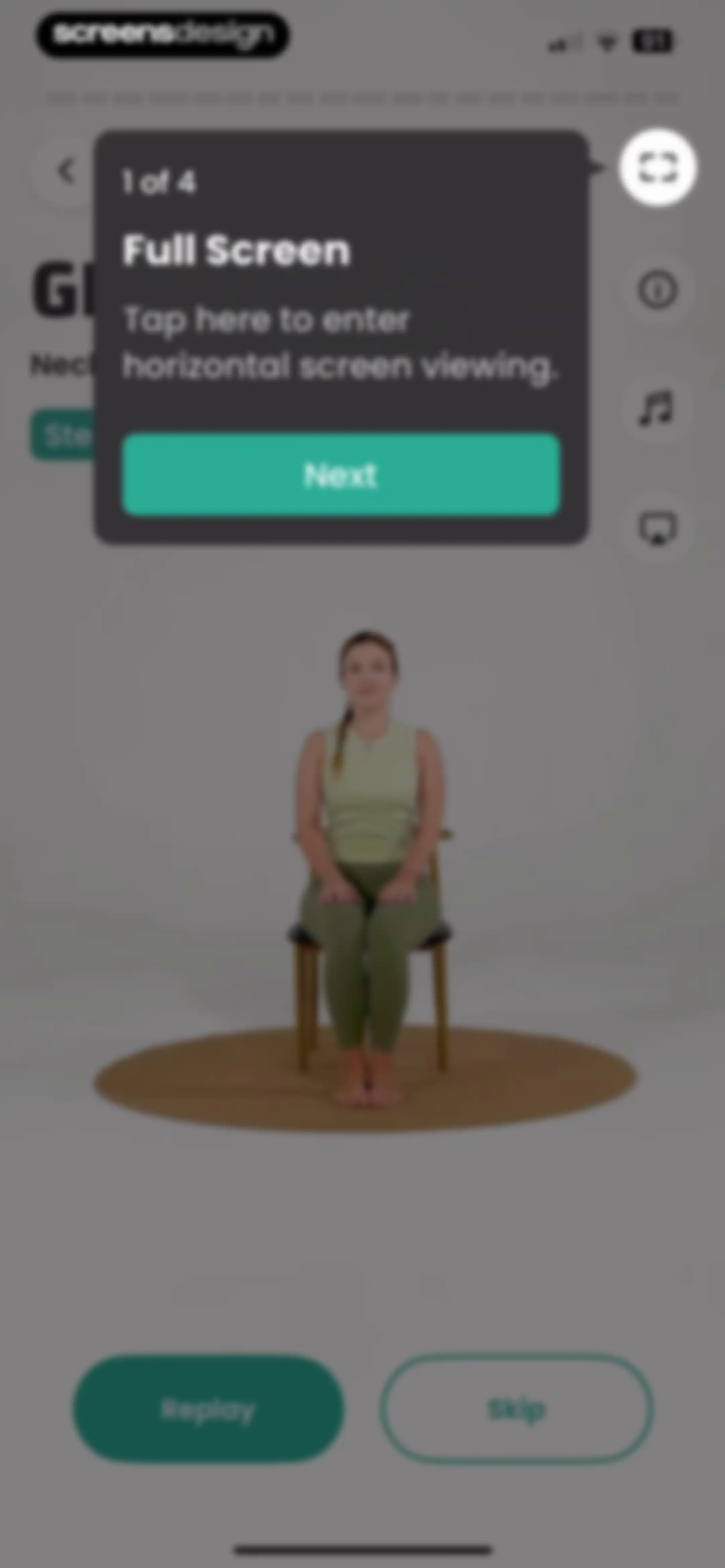 Workout for Seniors: SeniorFit screen 73