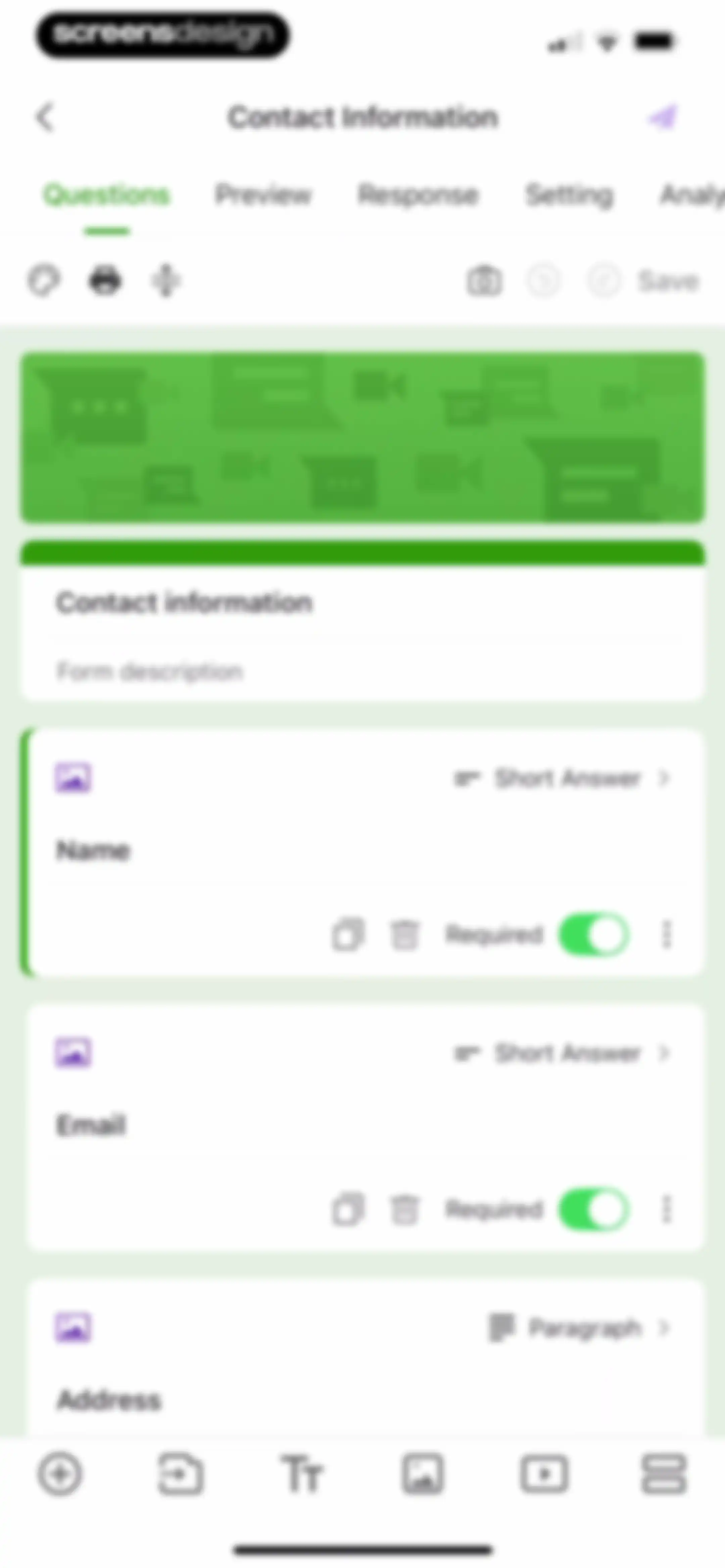 Forms for Google Docs screen 96