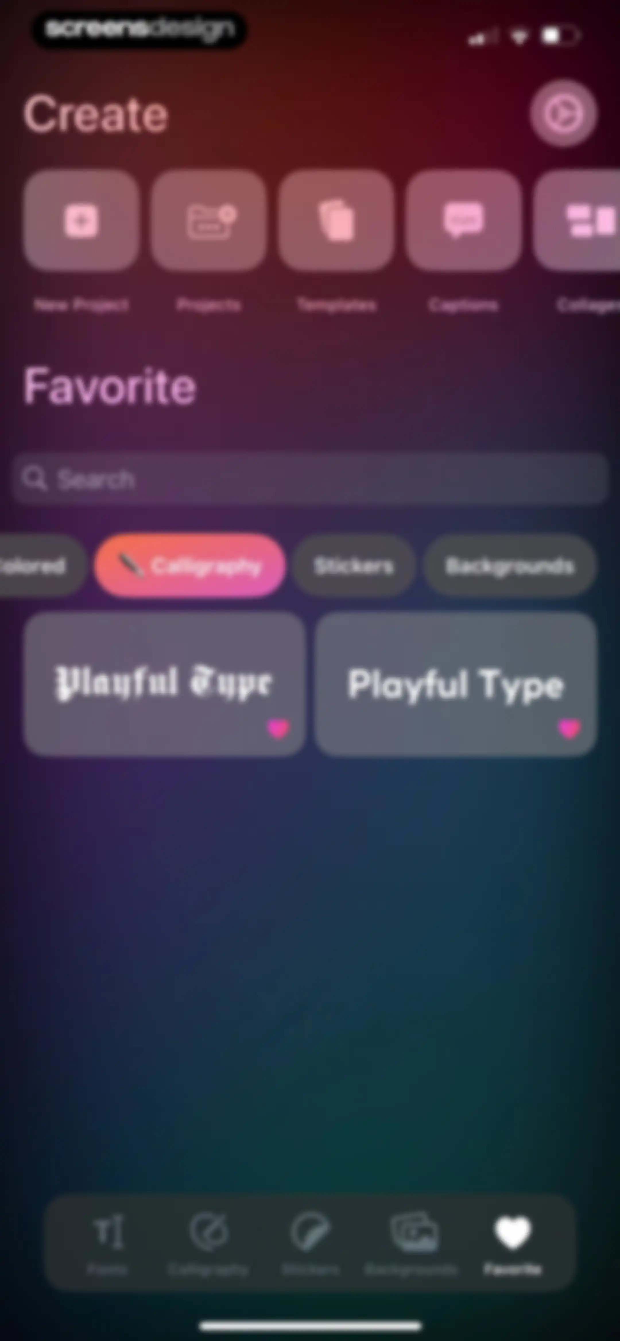 Leto: Font for Instagram Story screen 125