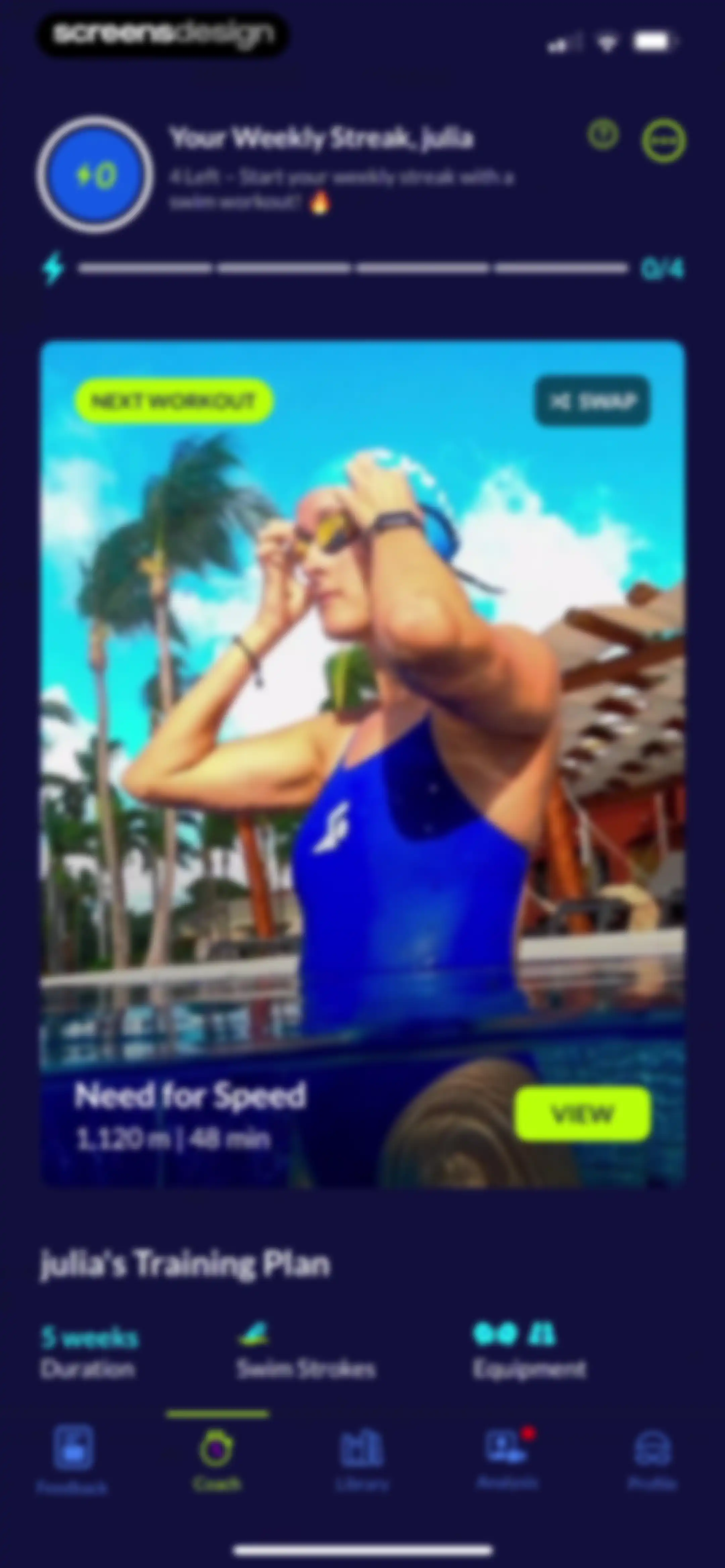 MySwimPro: #1 Swim Workout App screen 71