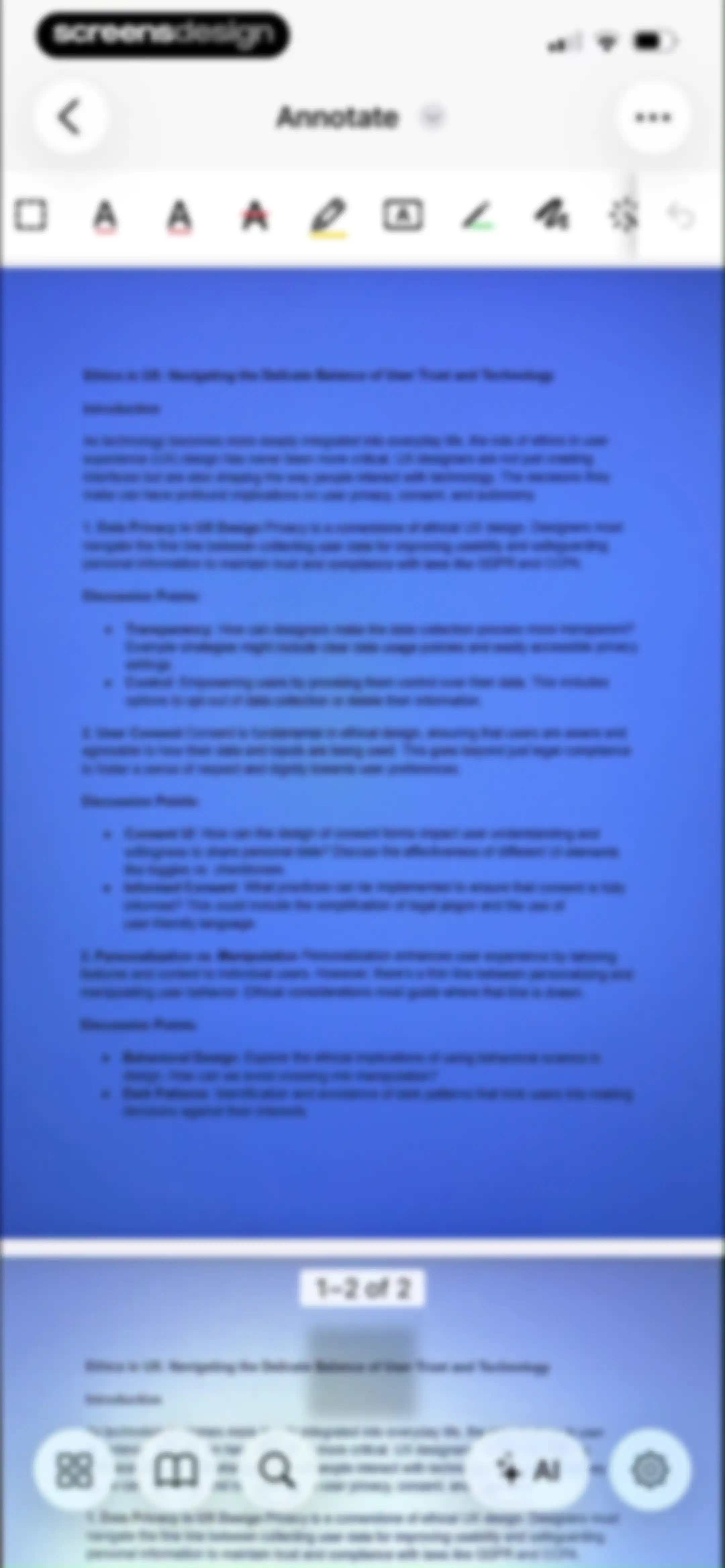 PDF Editor ® screen 90