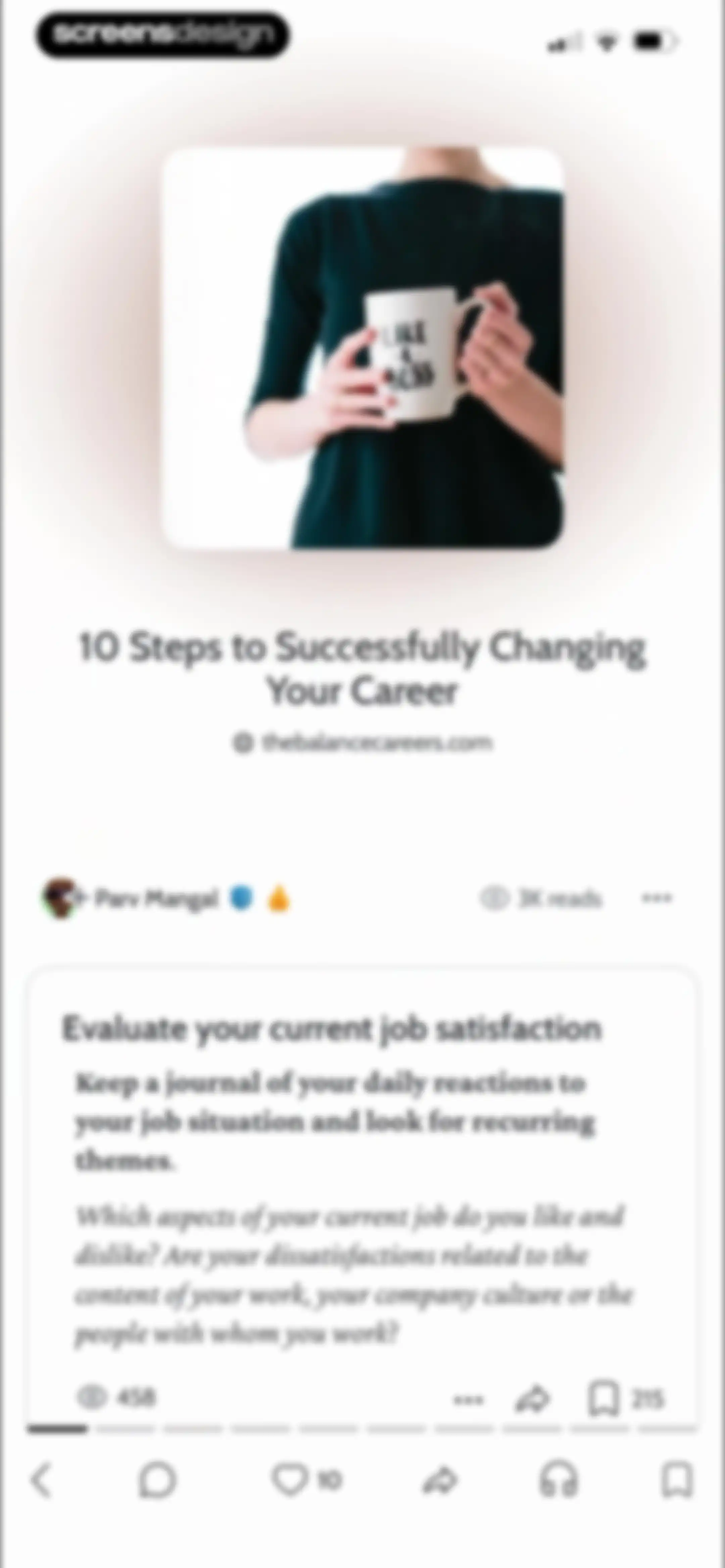 Deepstash: Smarter Every Day! screen 120