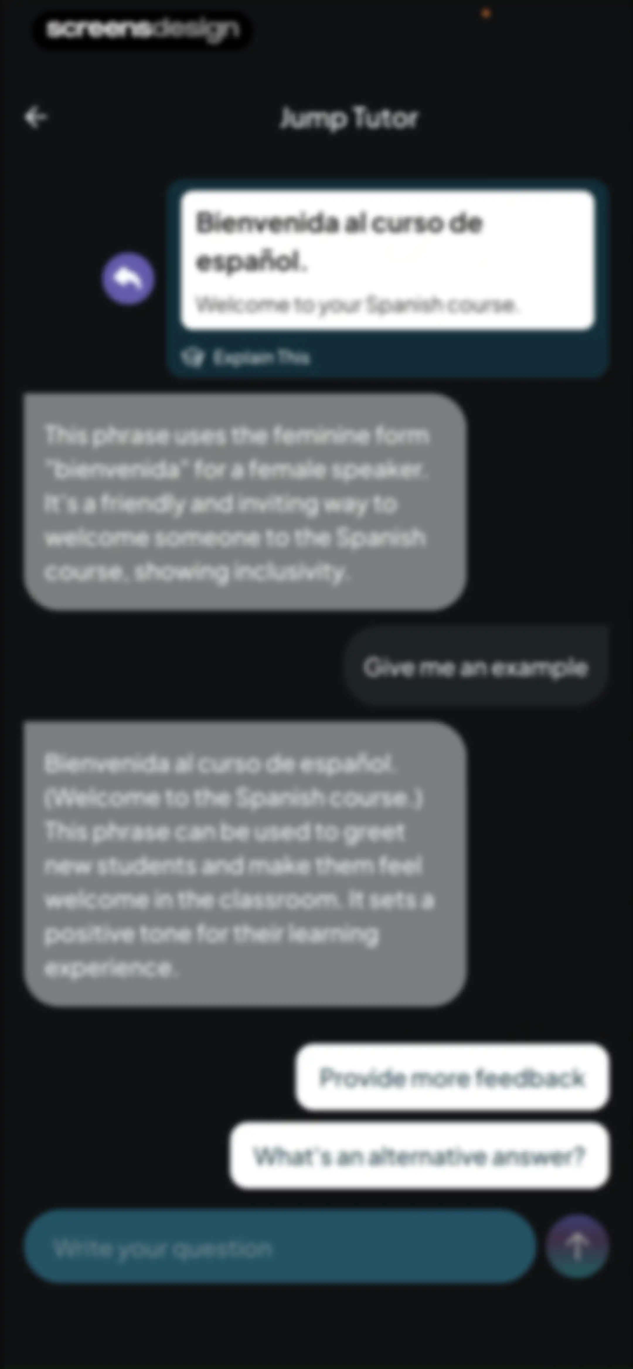 Jumpspeak | Language Learning screen 109