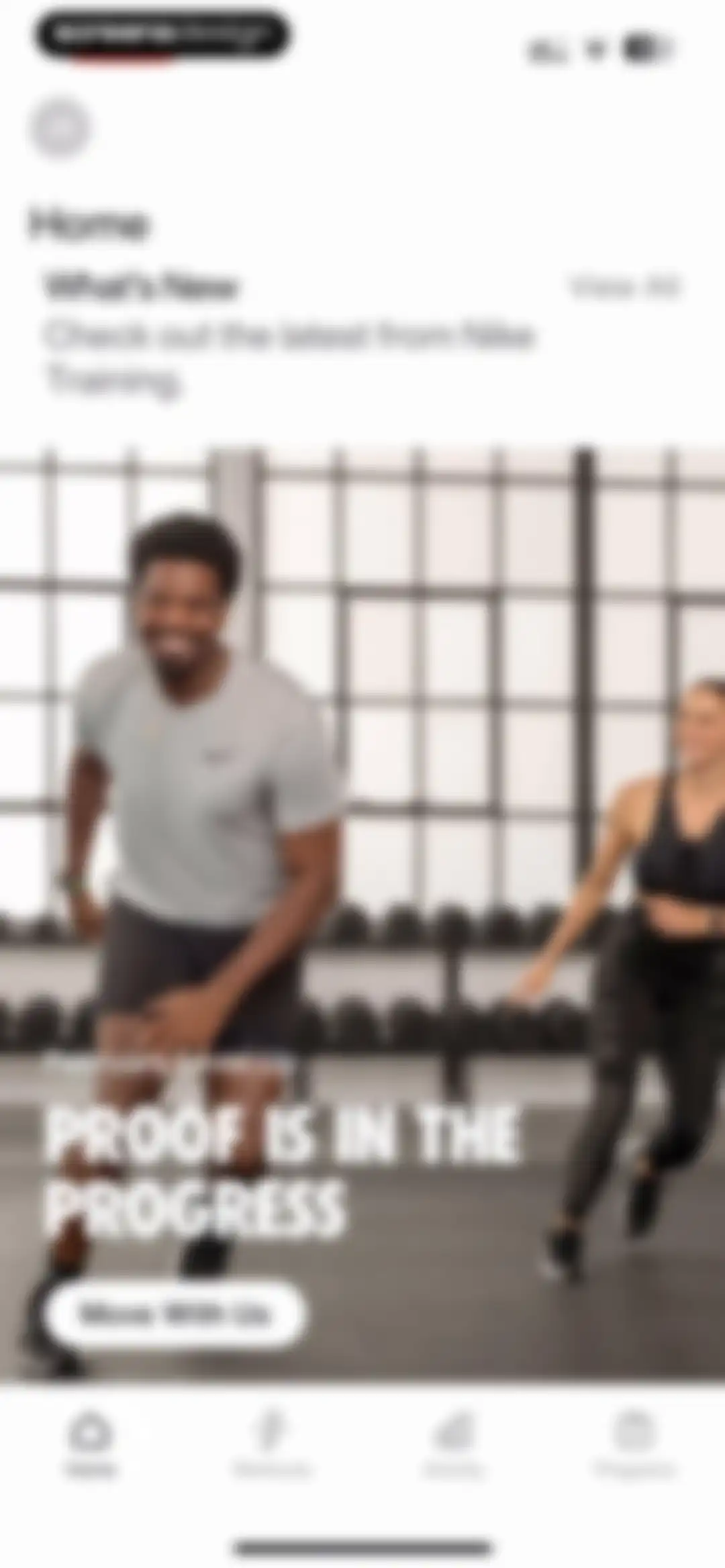 Nike Training Club screen 44