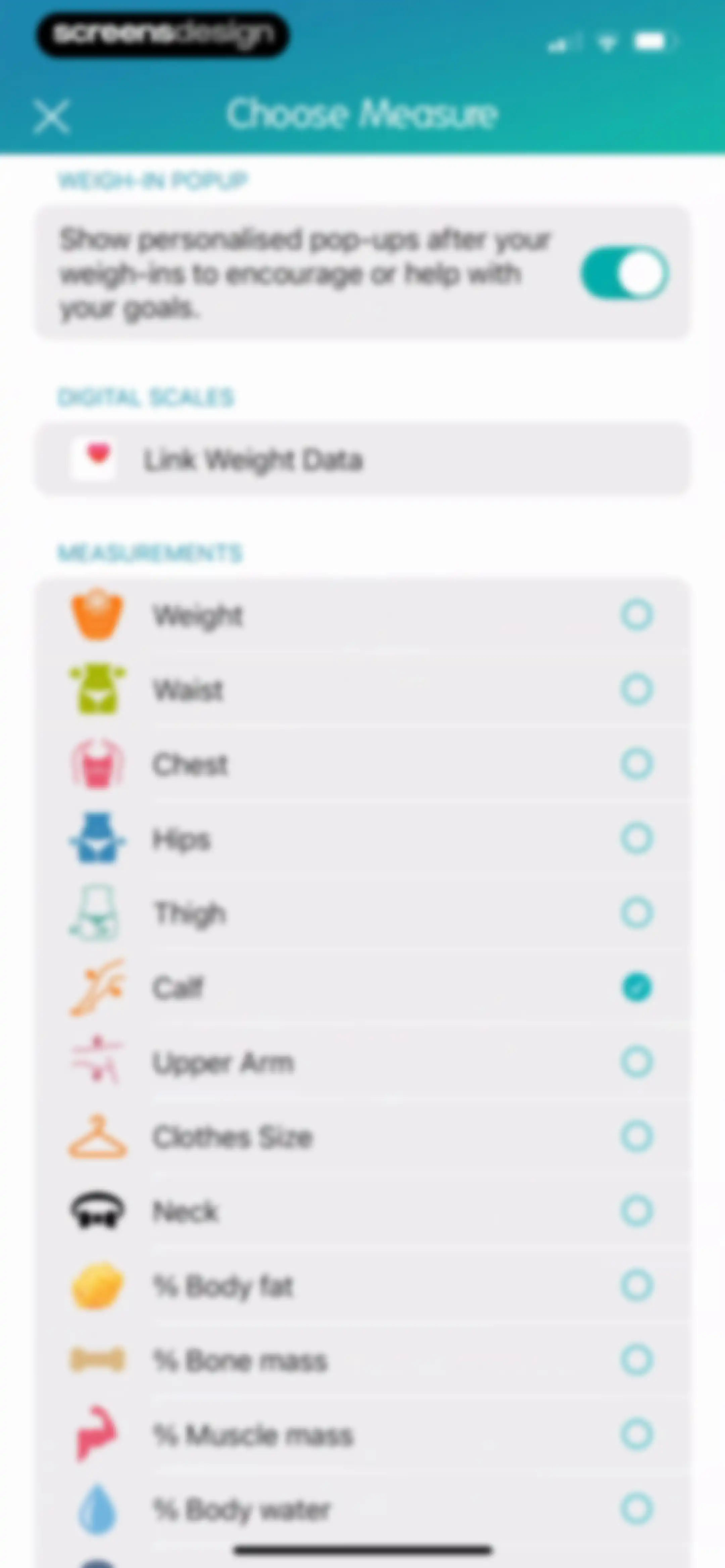 Calorie Counter + screen 131