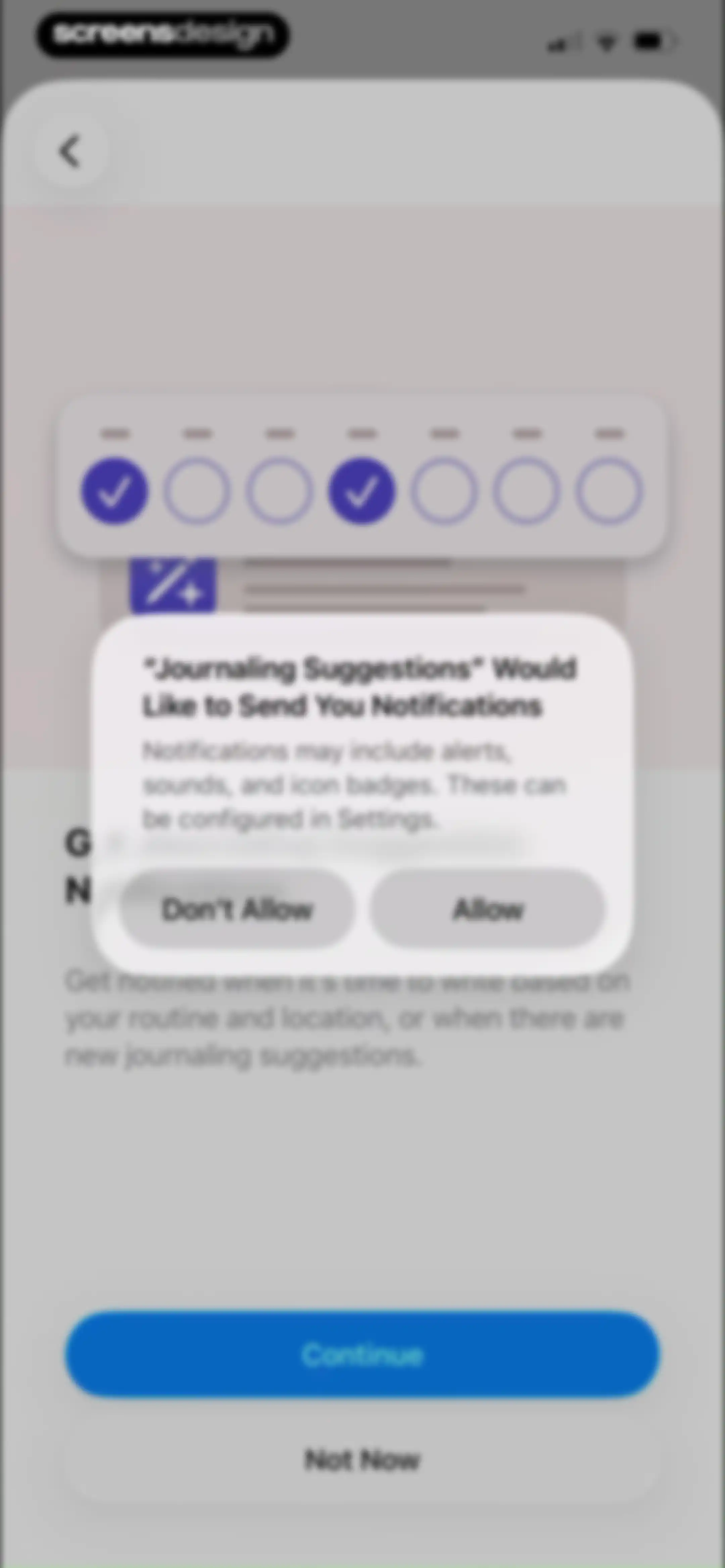 Day One: Daily Journal & Diary screen 110