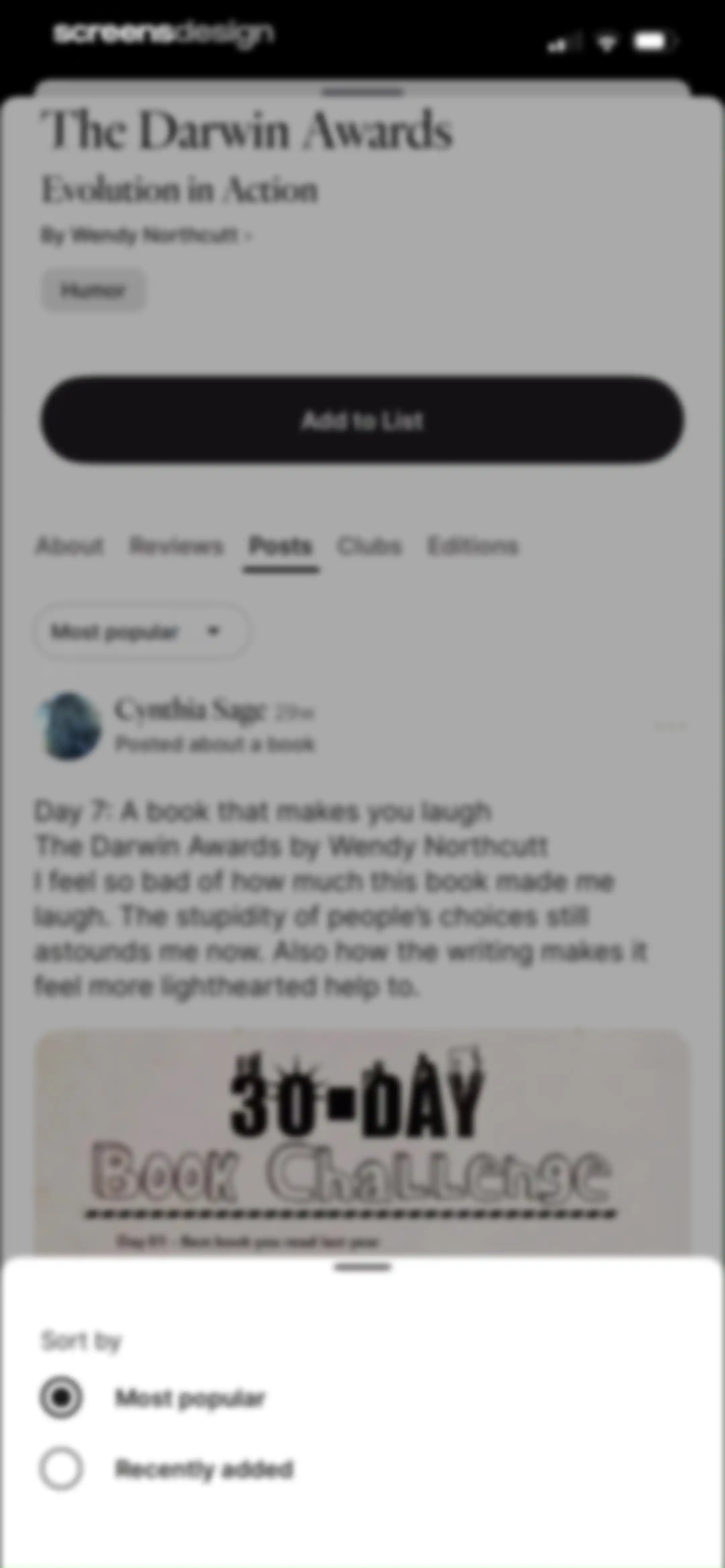 Fable: Track & Discuss Books screen 81