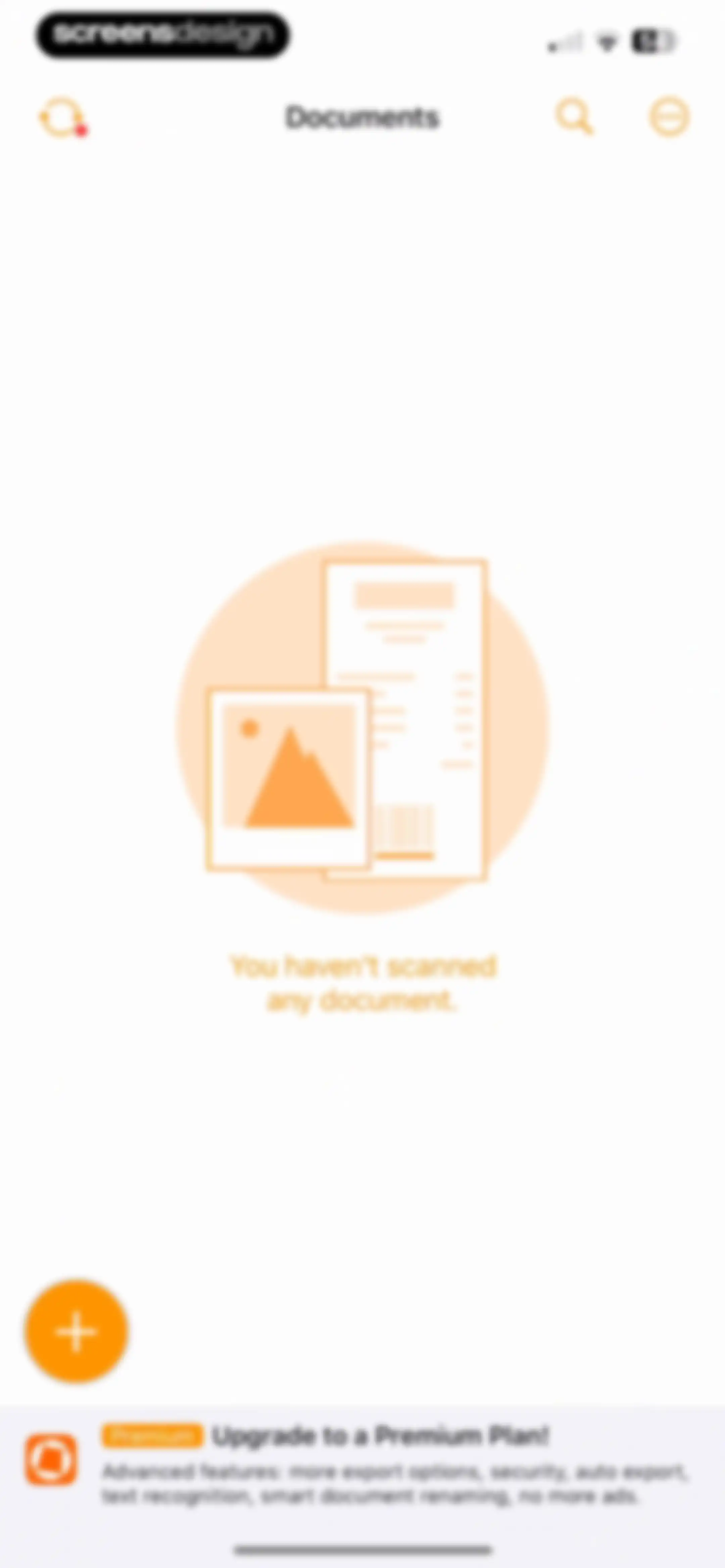 Scanner App: Genius Scan screen 1