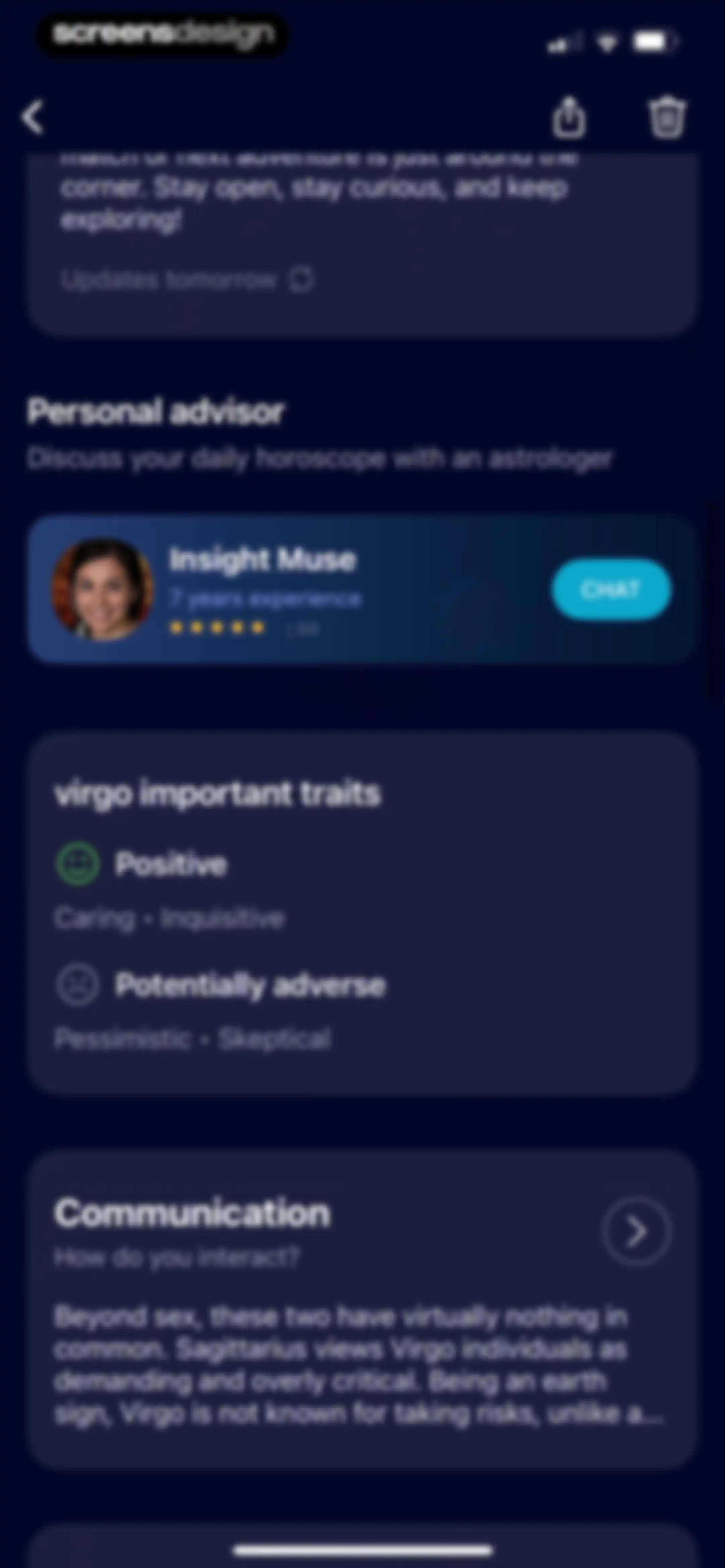 Nebula: Spiritual Guidance screen 124