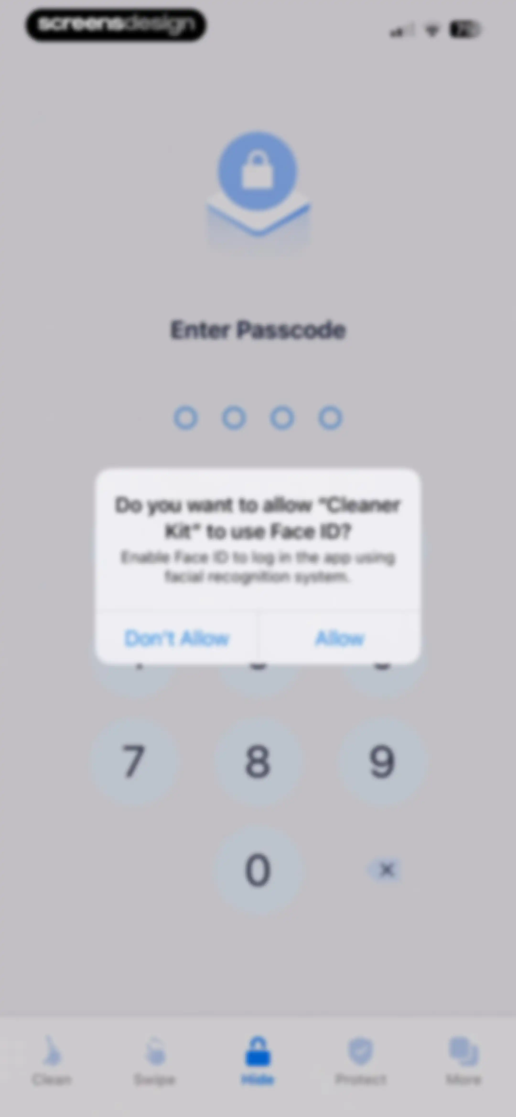 Cleaner Kit - Clean Up Storage screen 85