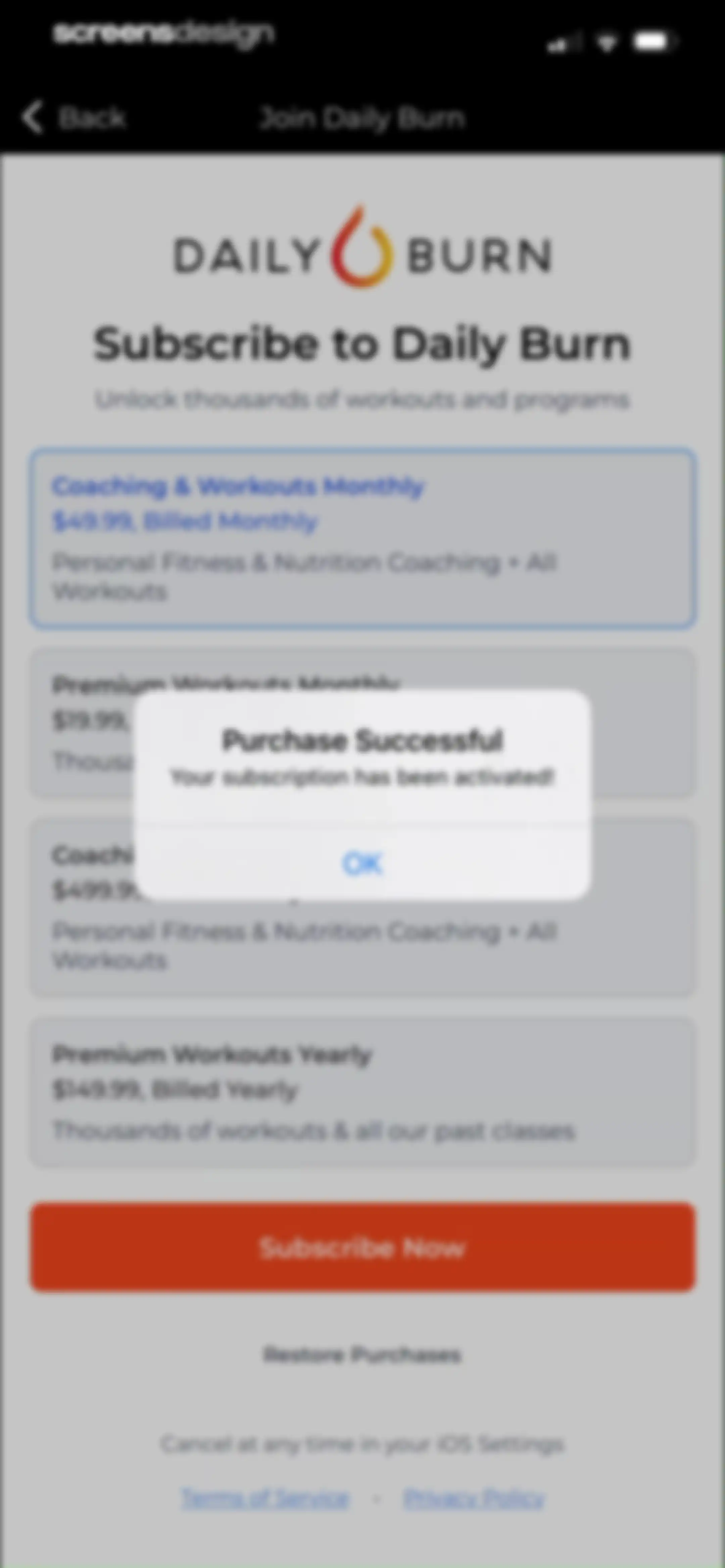 Daily Burn: Home Workouts screen 13