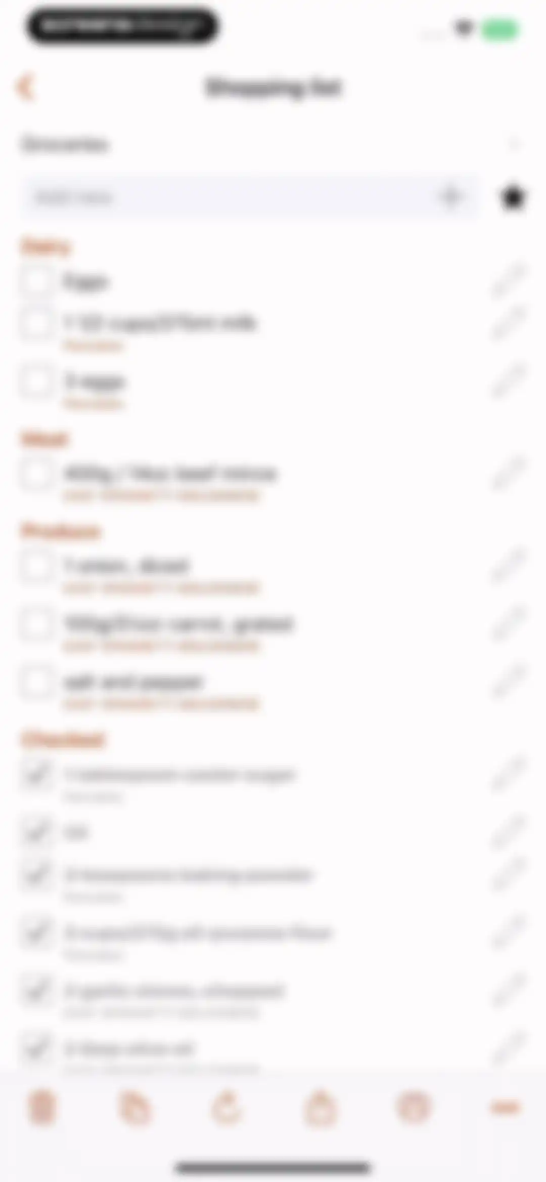 Recipe Keeper screen 67