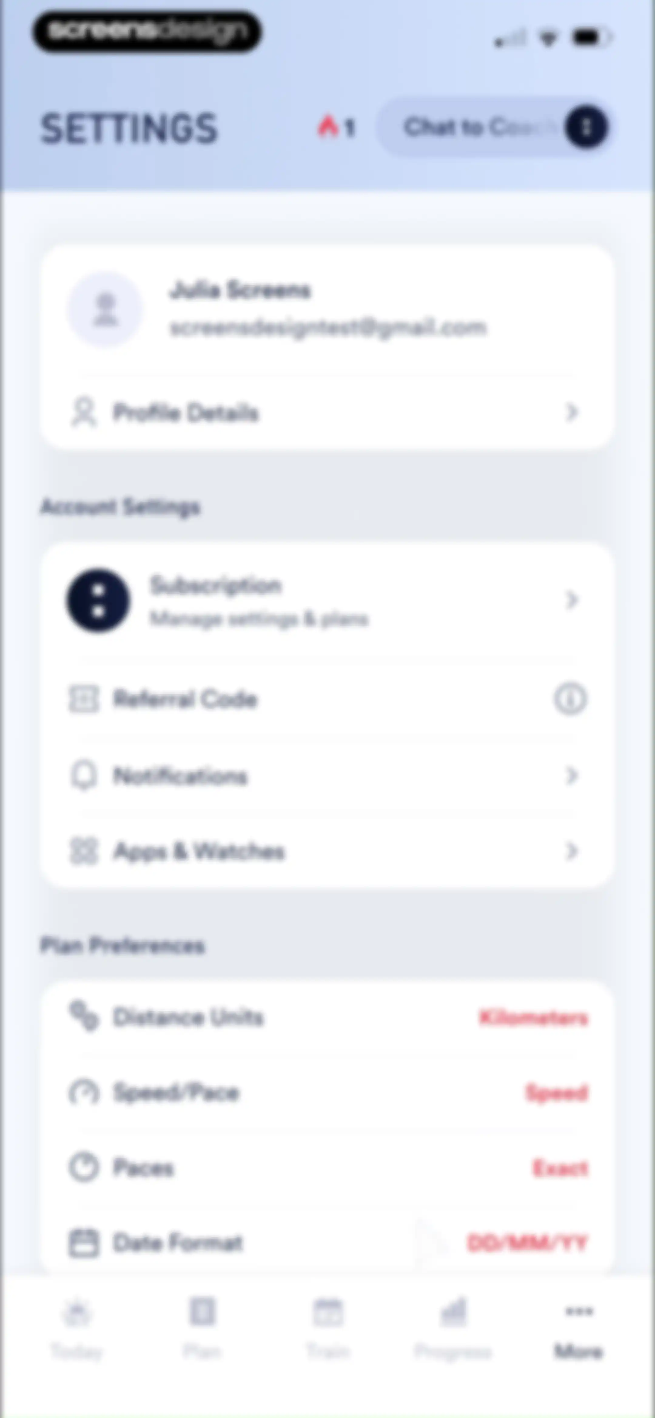 Coopah: The Run Coaching App screen 162