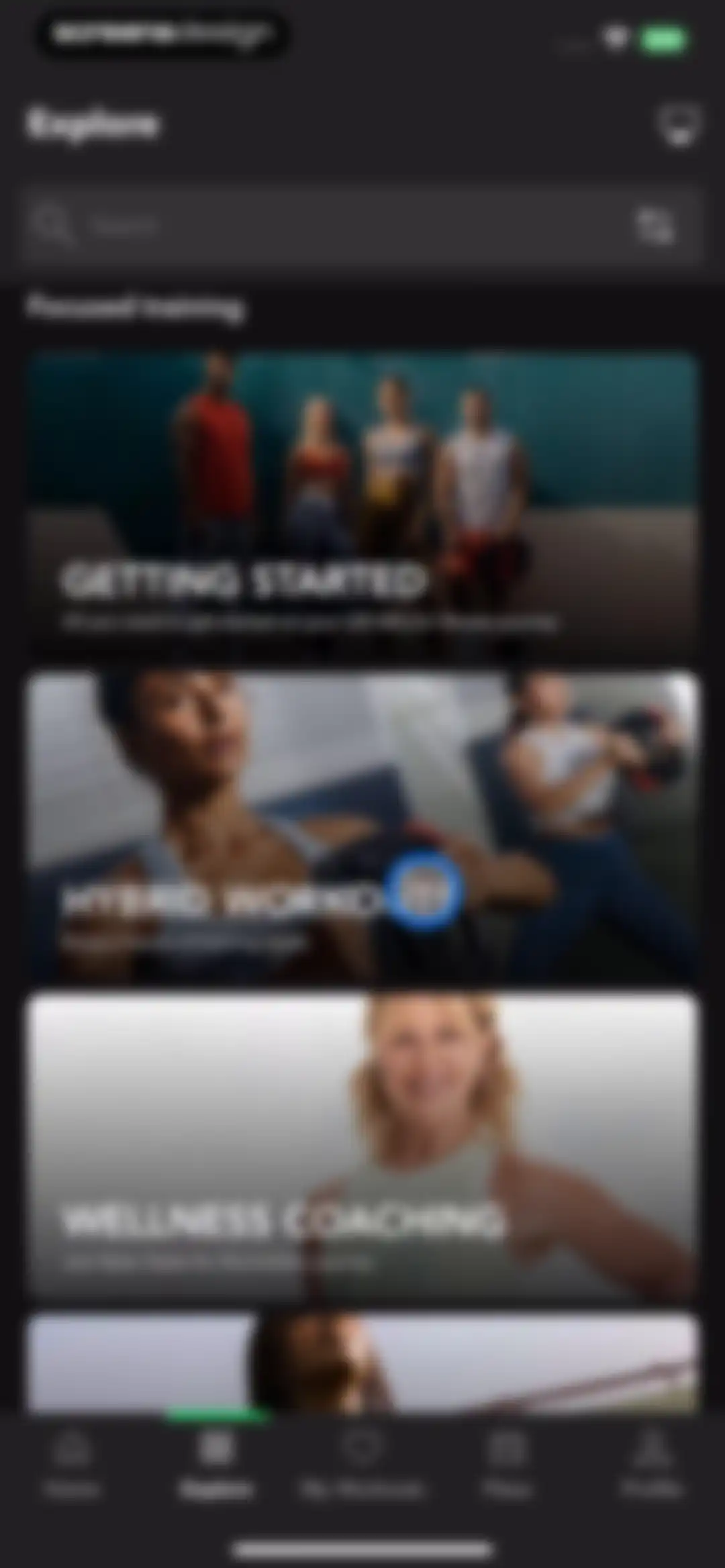 LES MILLS+: home workout app screen 31