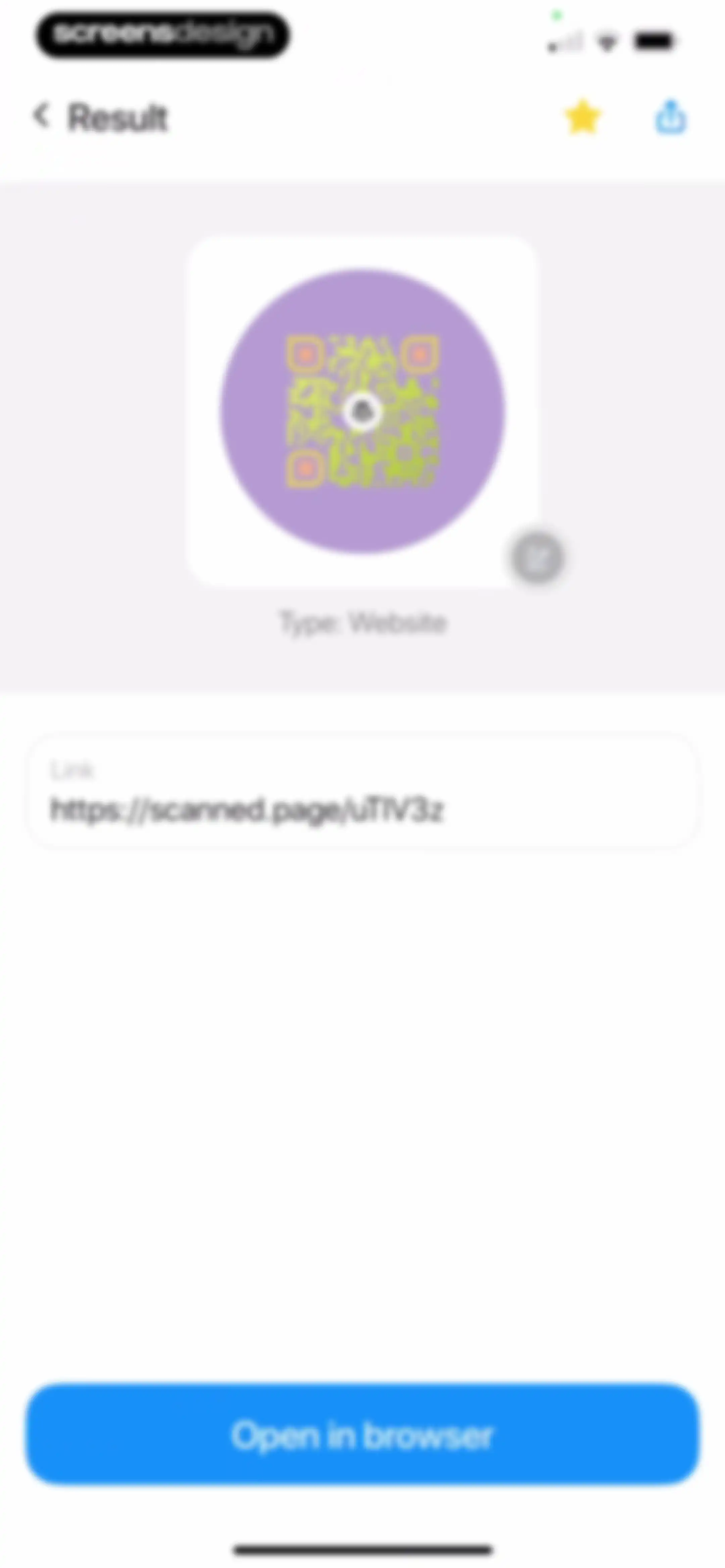 QR Code Reader, Scan Barcode screen 65