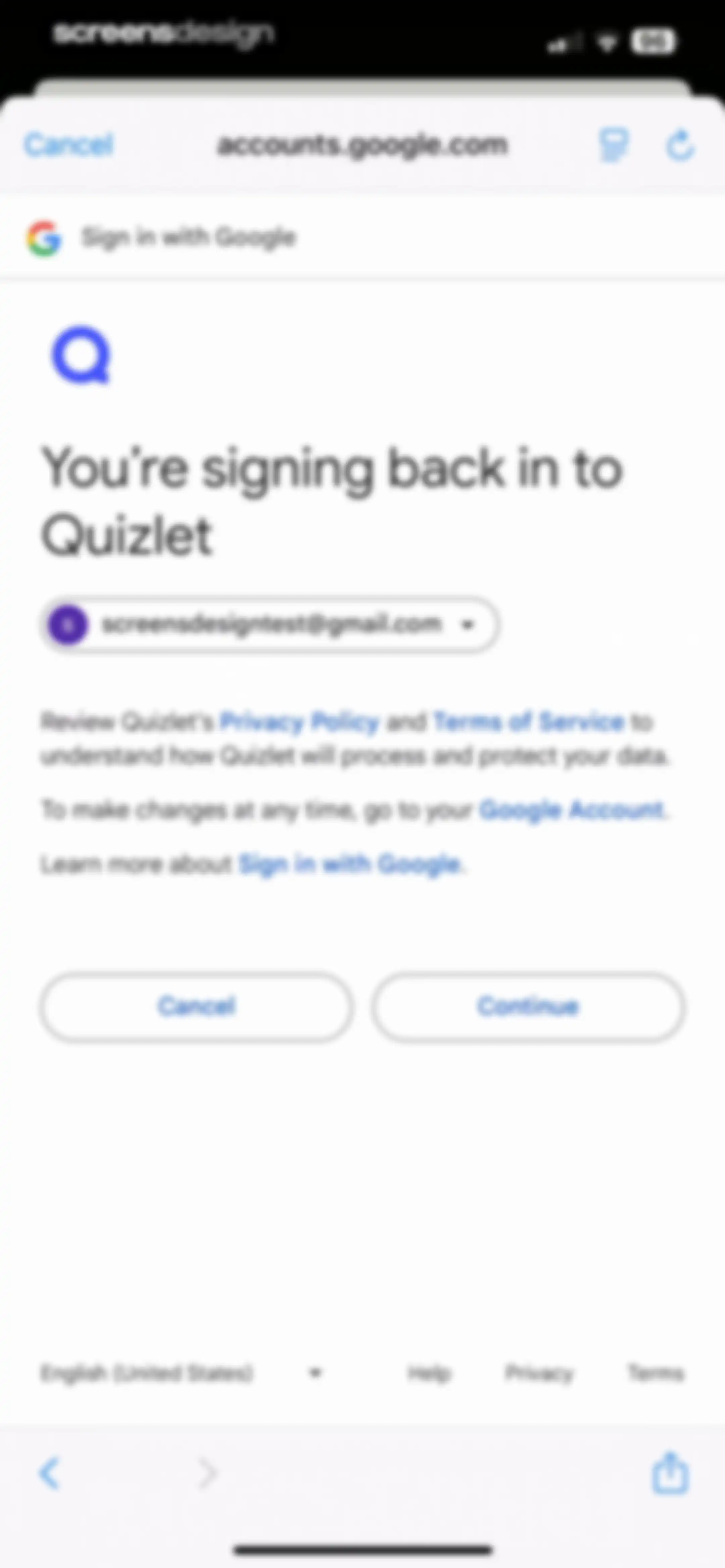 Quizlet: More than Flashcards screen 95