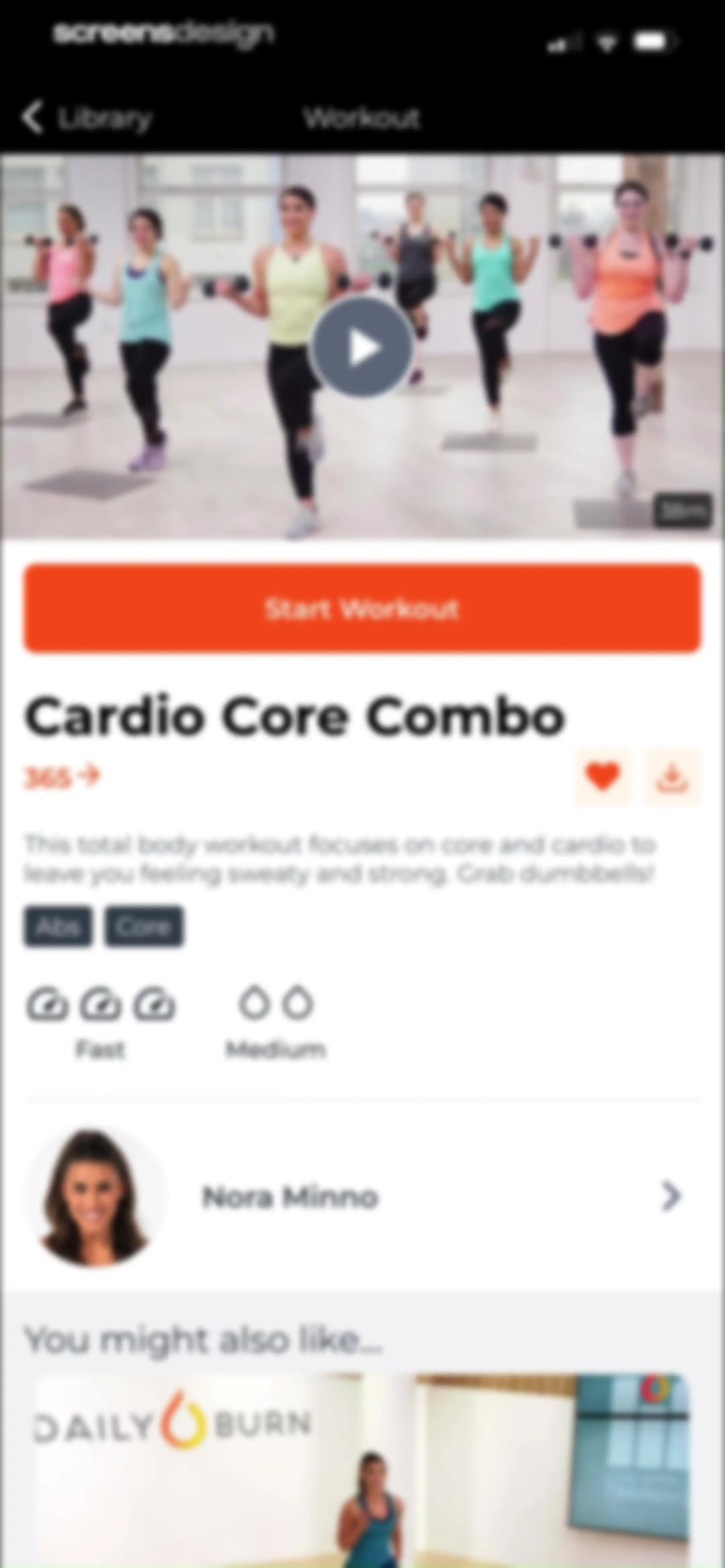 Daily Burn: Home Workouts screen 72