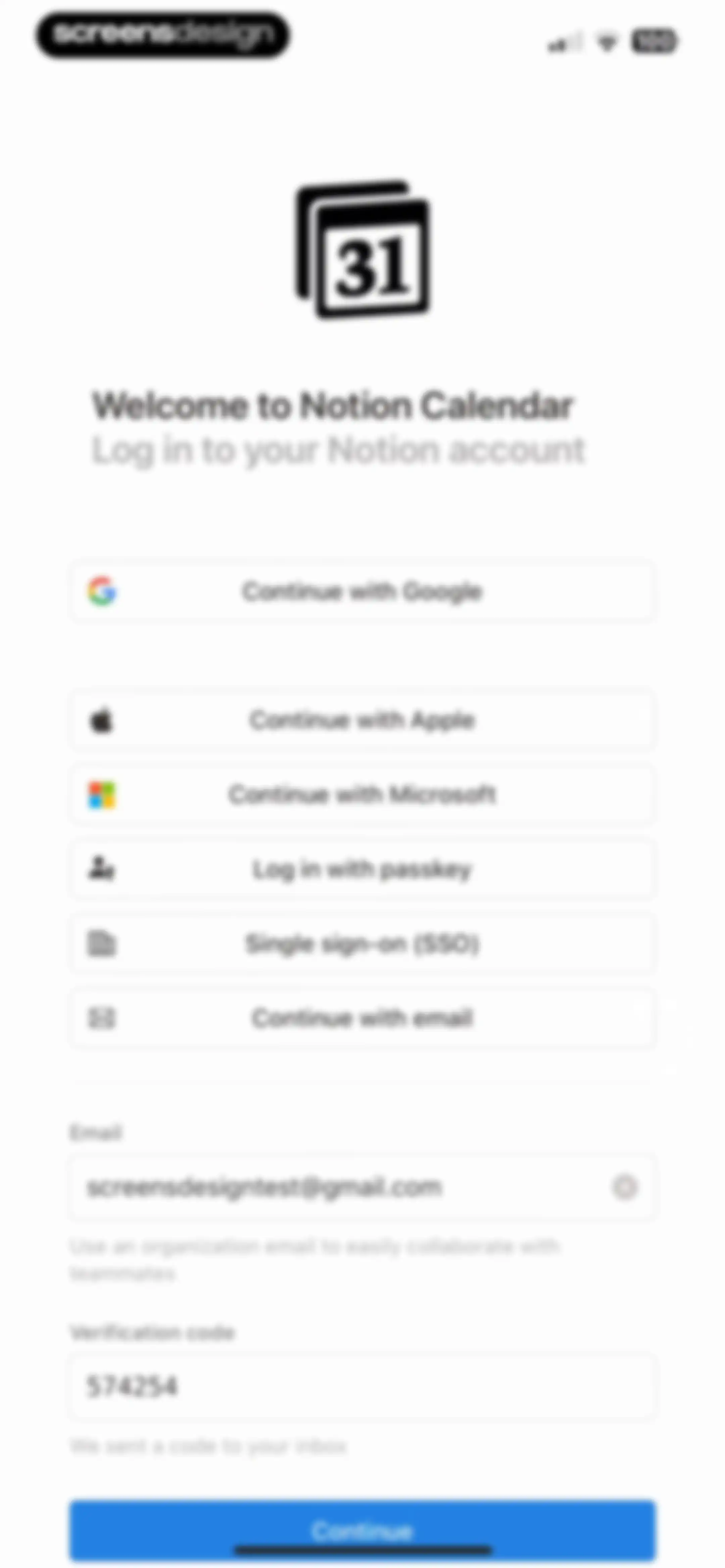 Notion Calendar screen 4