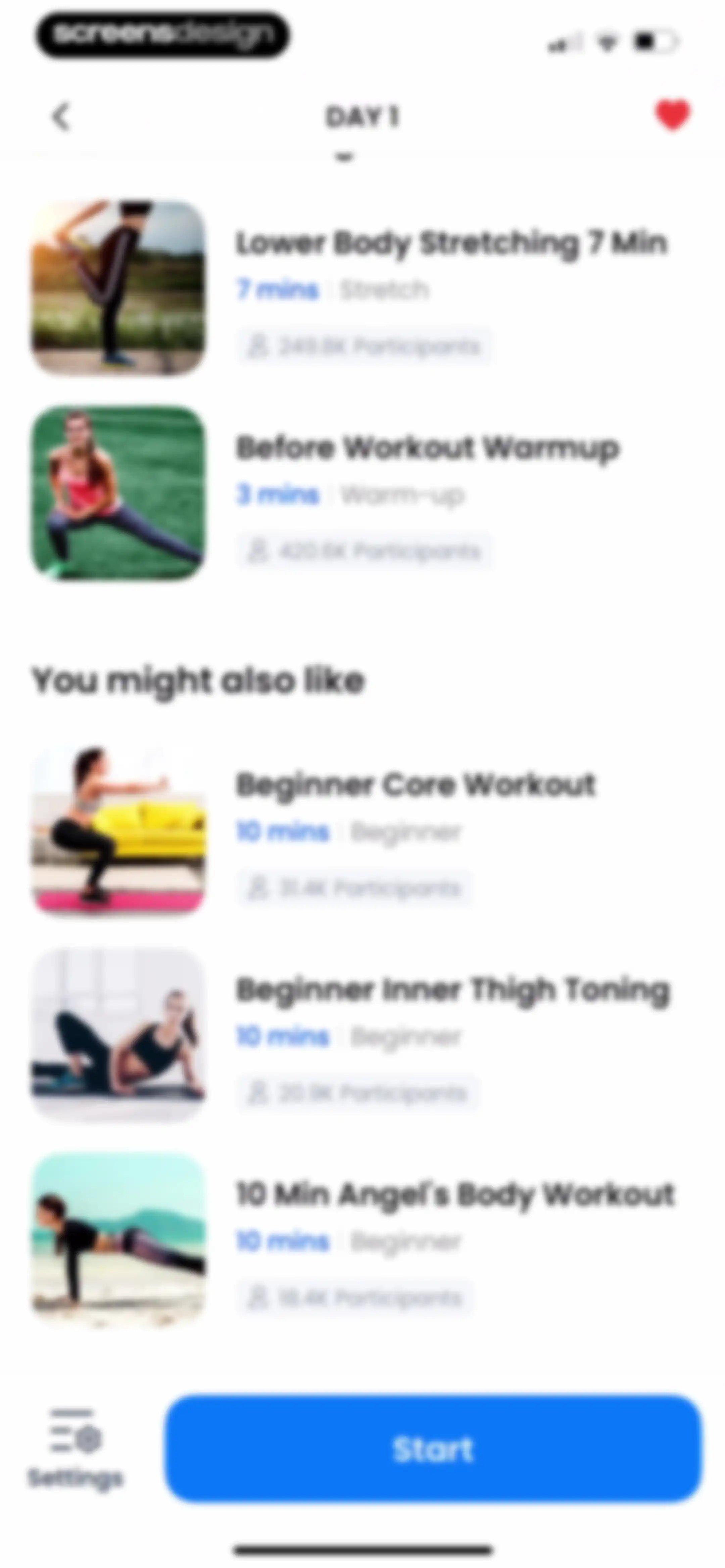 Home Workout - No Equipments screen 112