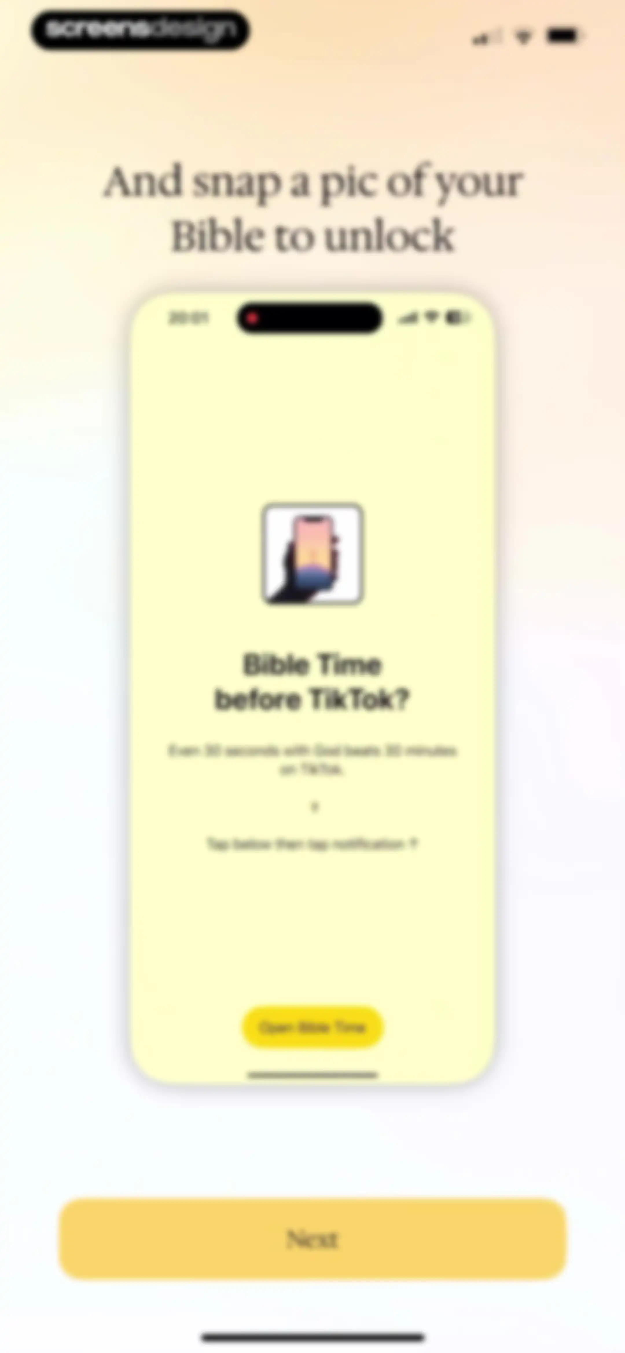 Bible Mode: Reduce Screen Time screen 7