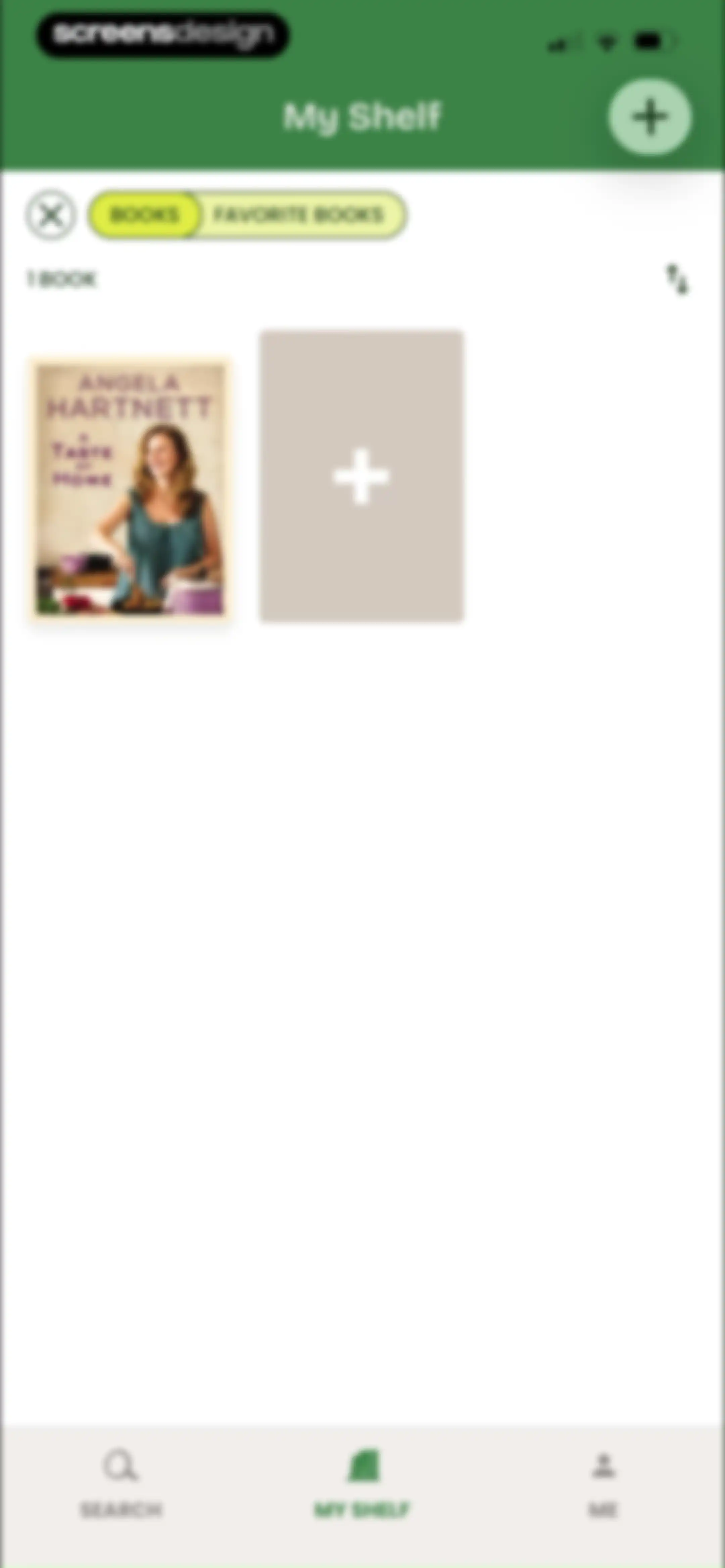 CookShelf: Search Cookbooks screen 70