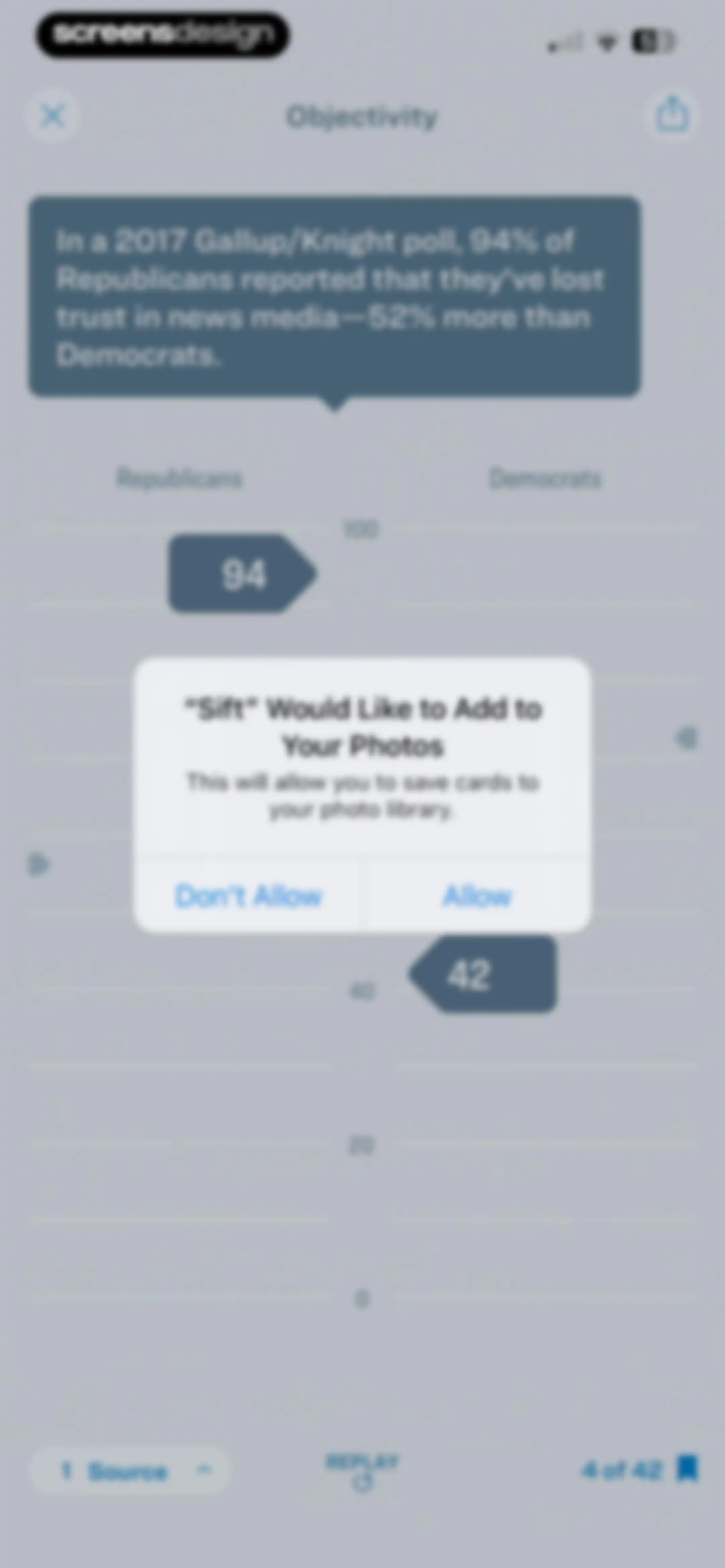 Sift - News Therapy screen 23