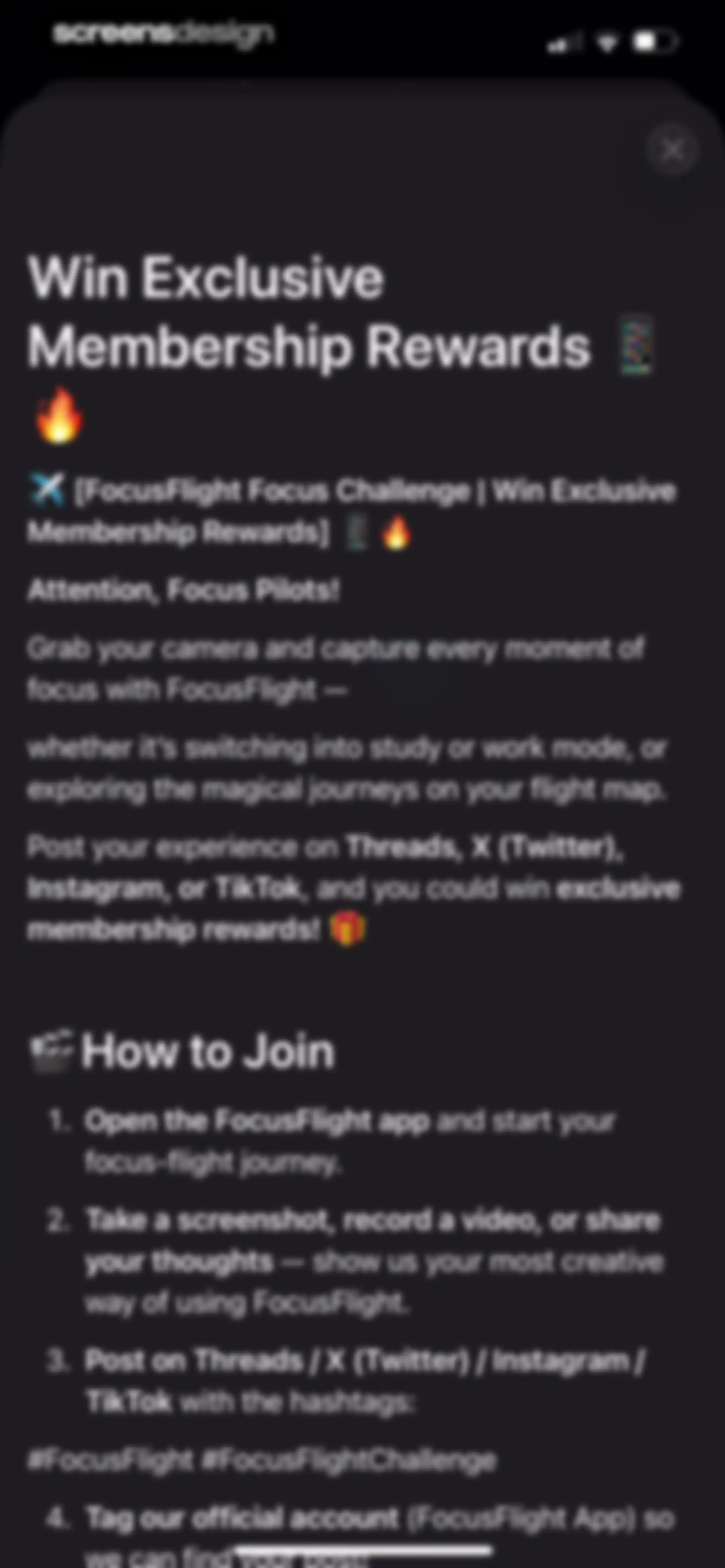 FocusFlight - Deepfocus Timer screen 101