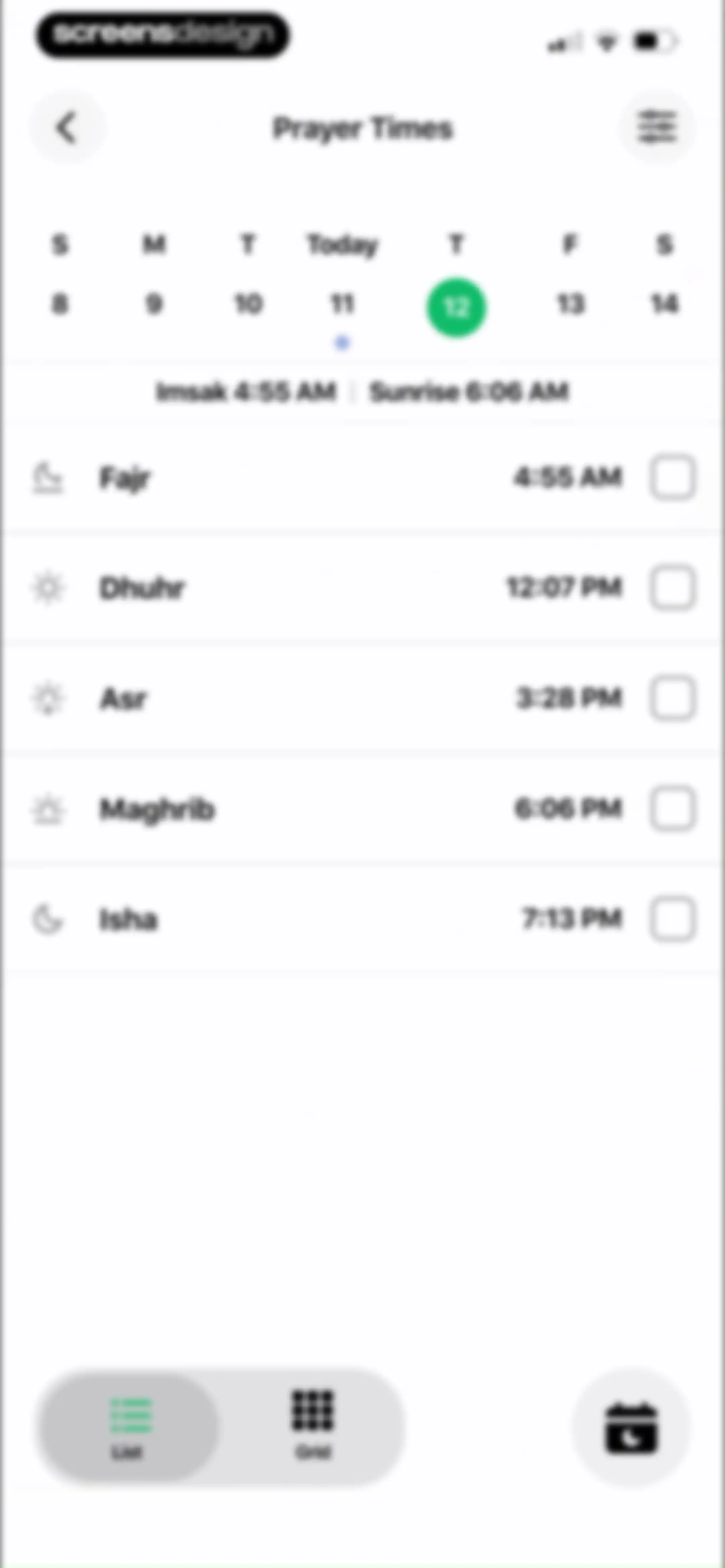 Muslim: Prayer Times, Qibla screen 102