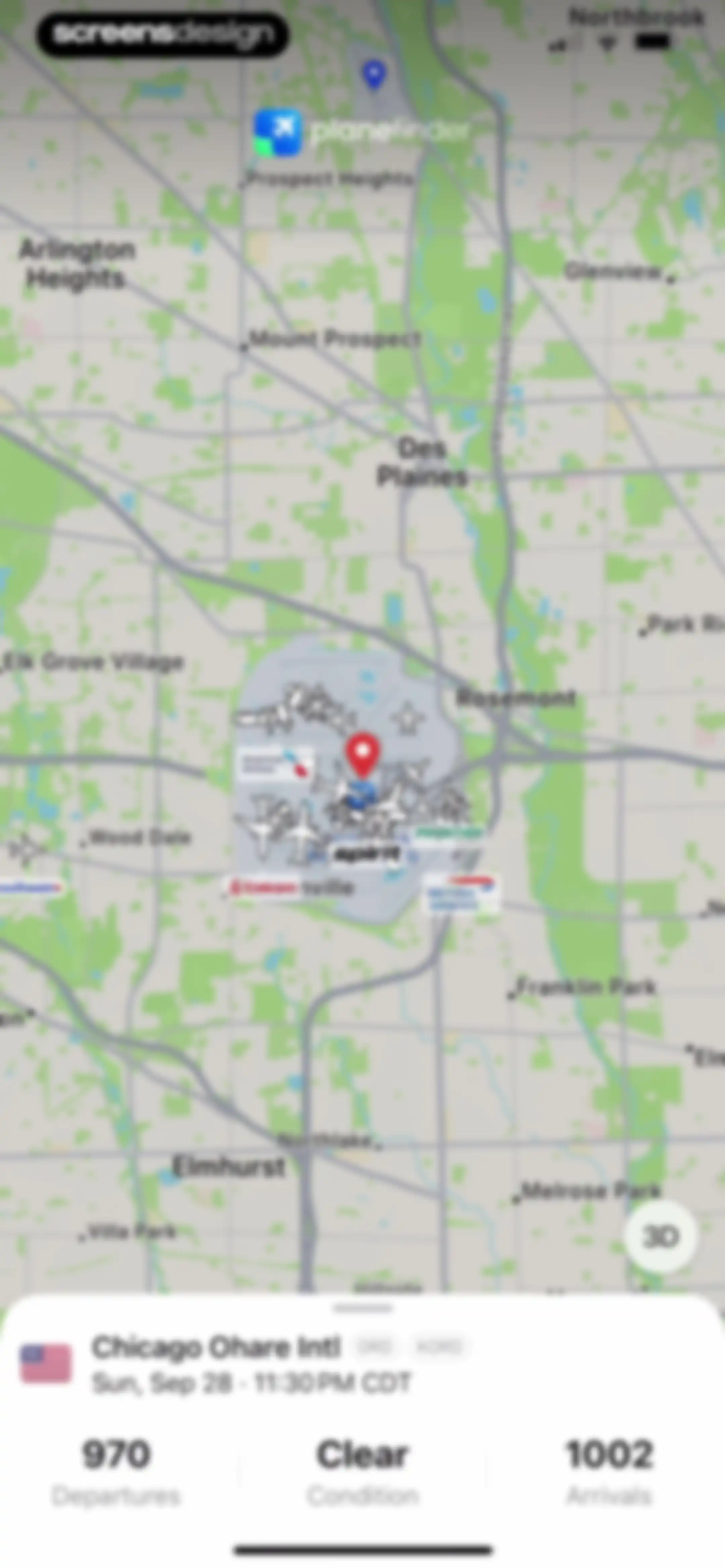 Plane Finder ⁃ Flight Tracker screen 110