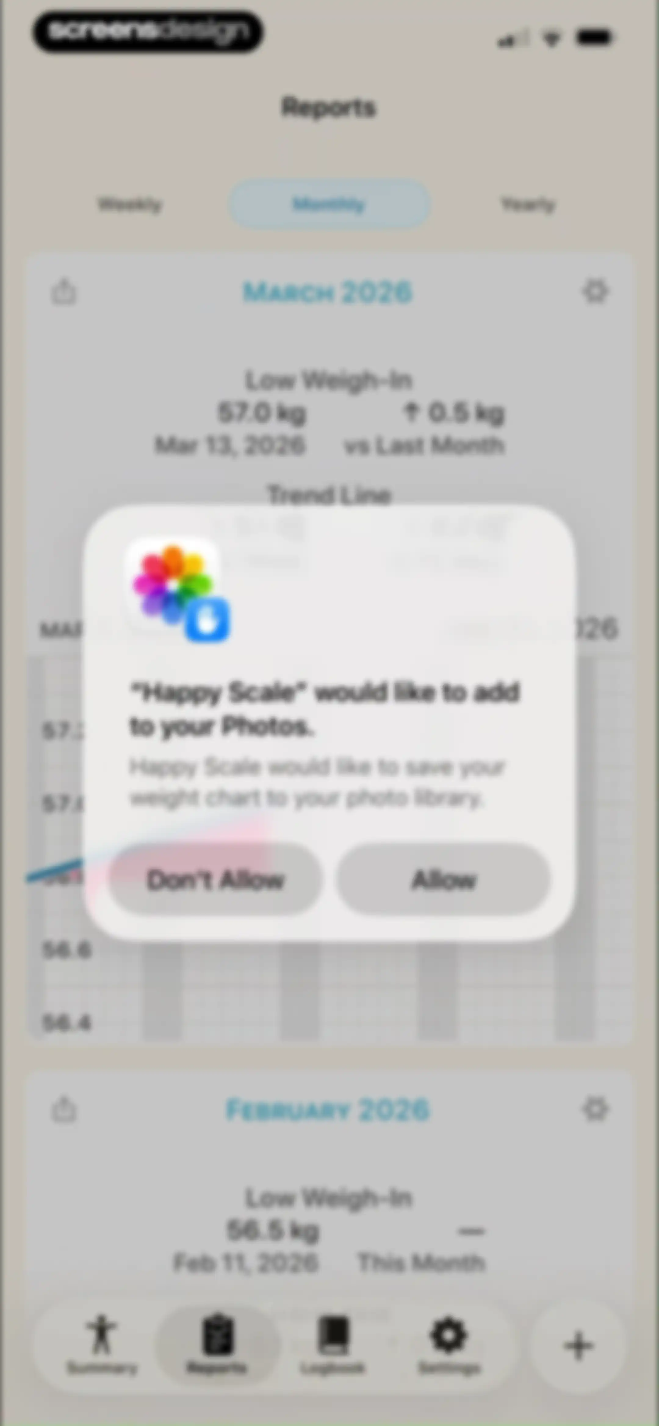 Happy Scale screen 60
