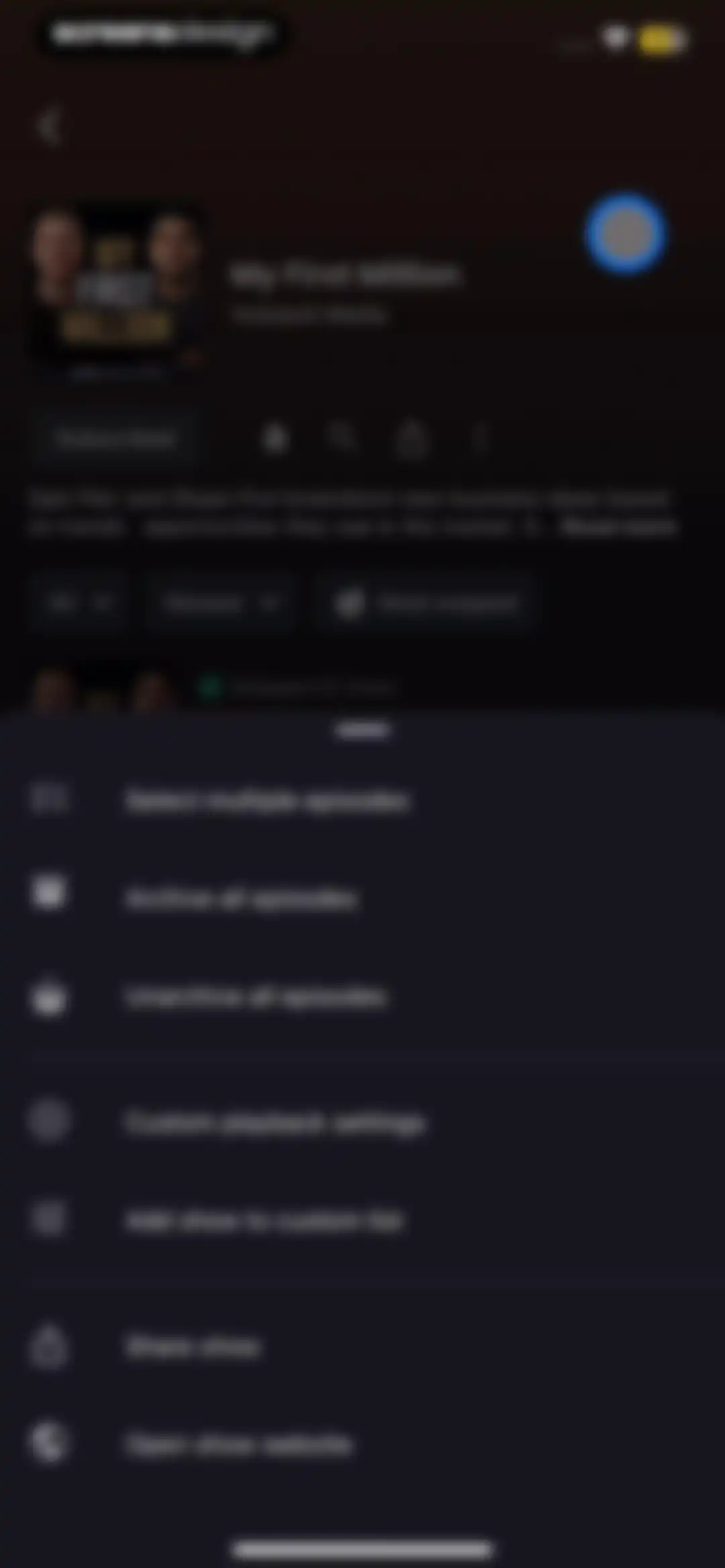 Snipd | AI Podcast Player screen 61