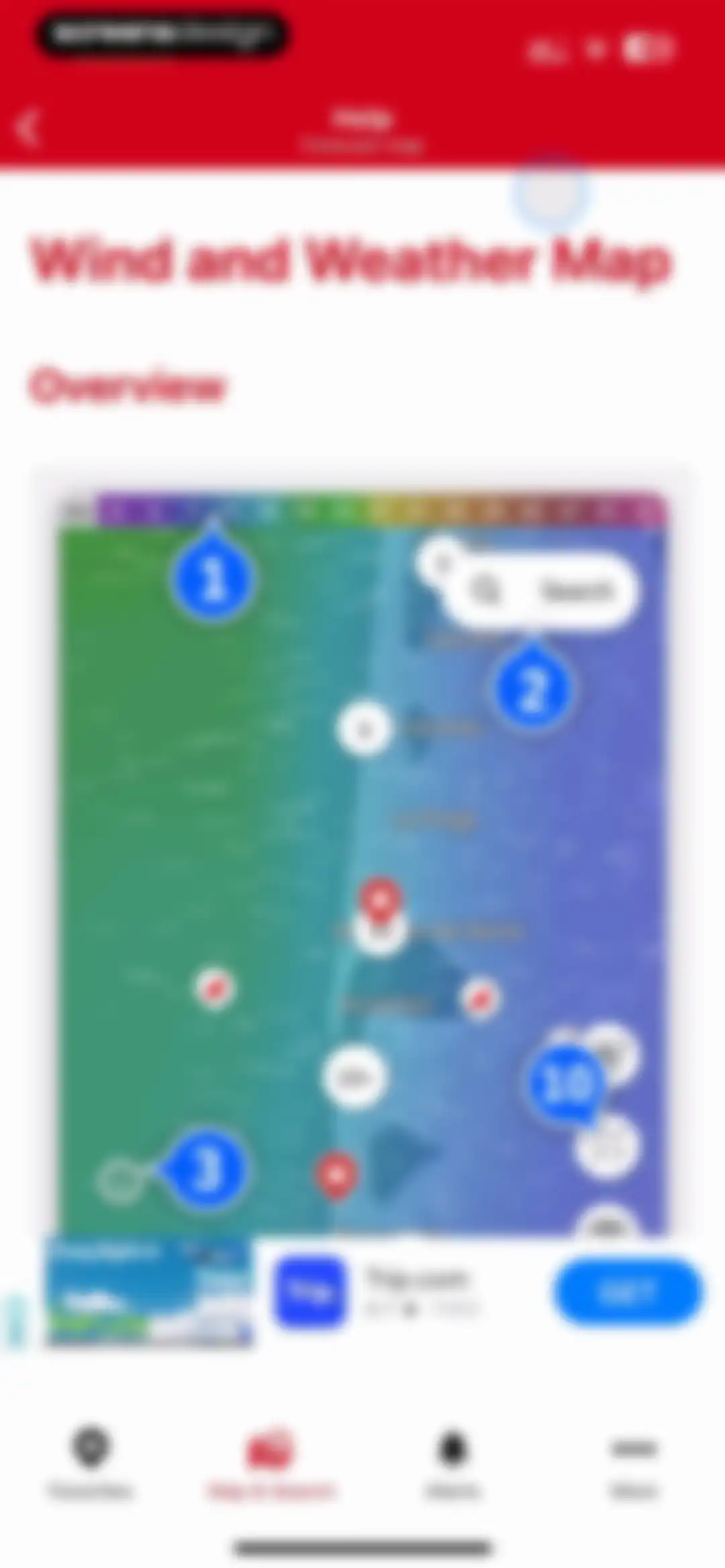 Windfinder: Wind & Weather map screen 34