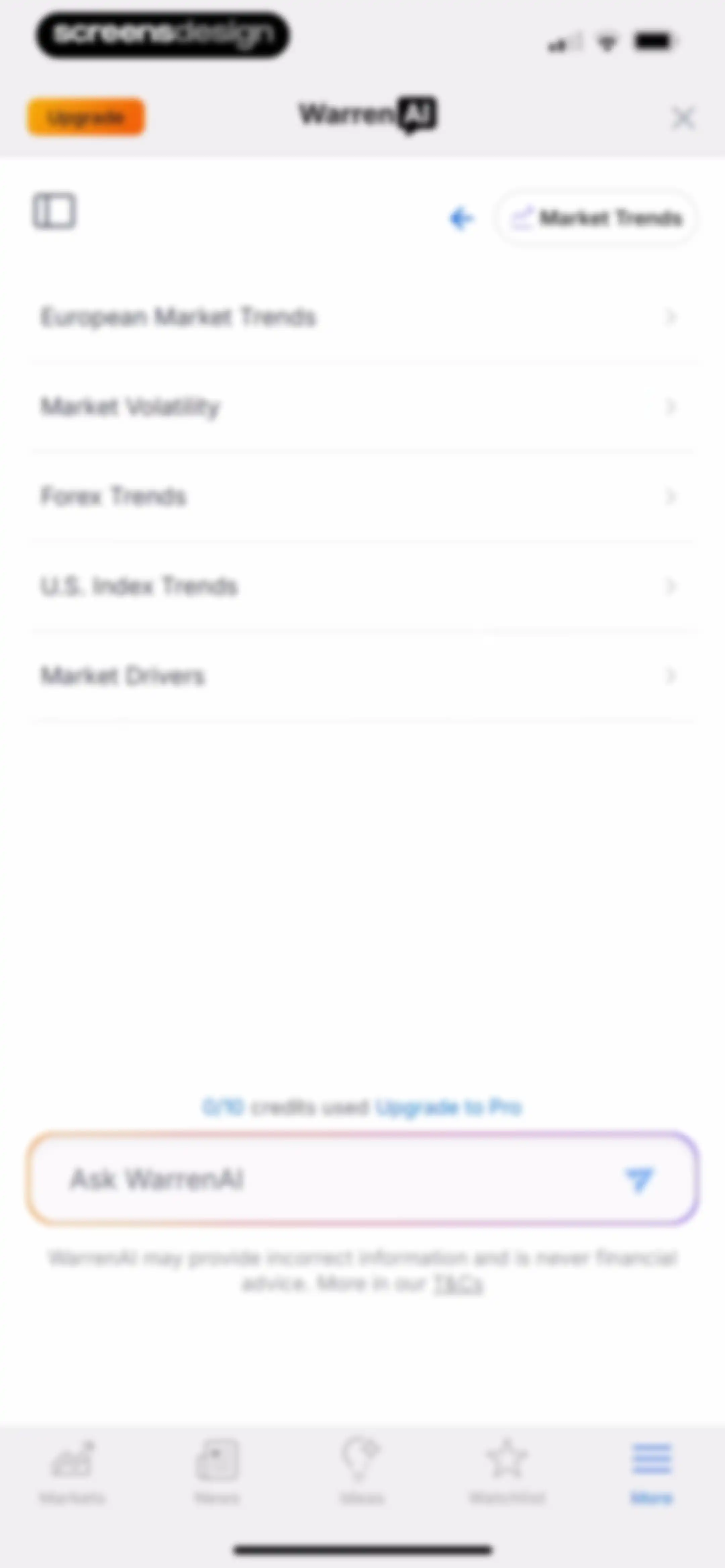 Investing.com: Stock Market screen 134